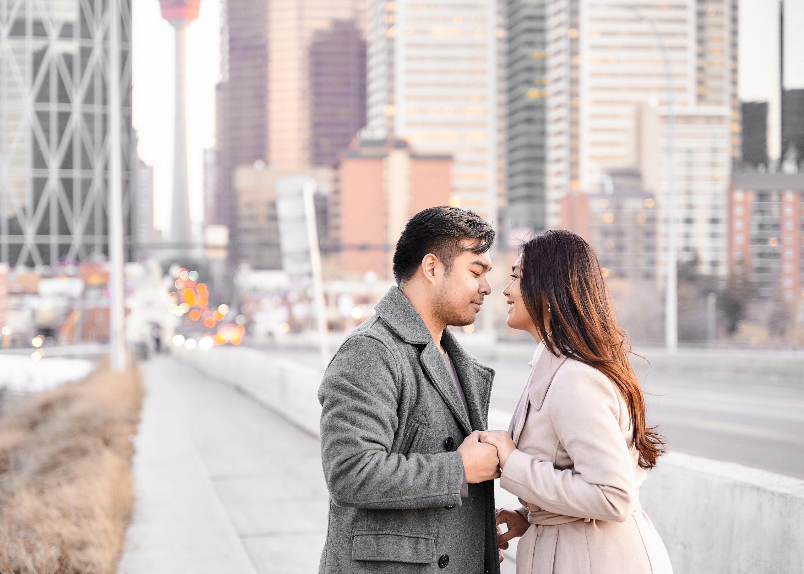Engagement photoshoot in Calgary. Calgary wedding photographer. Andrii Bielikov