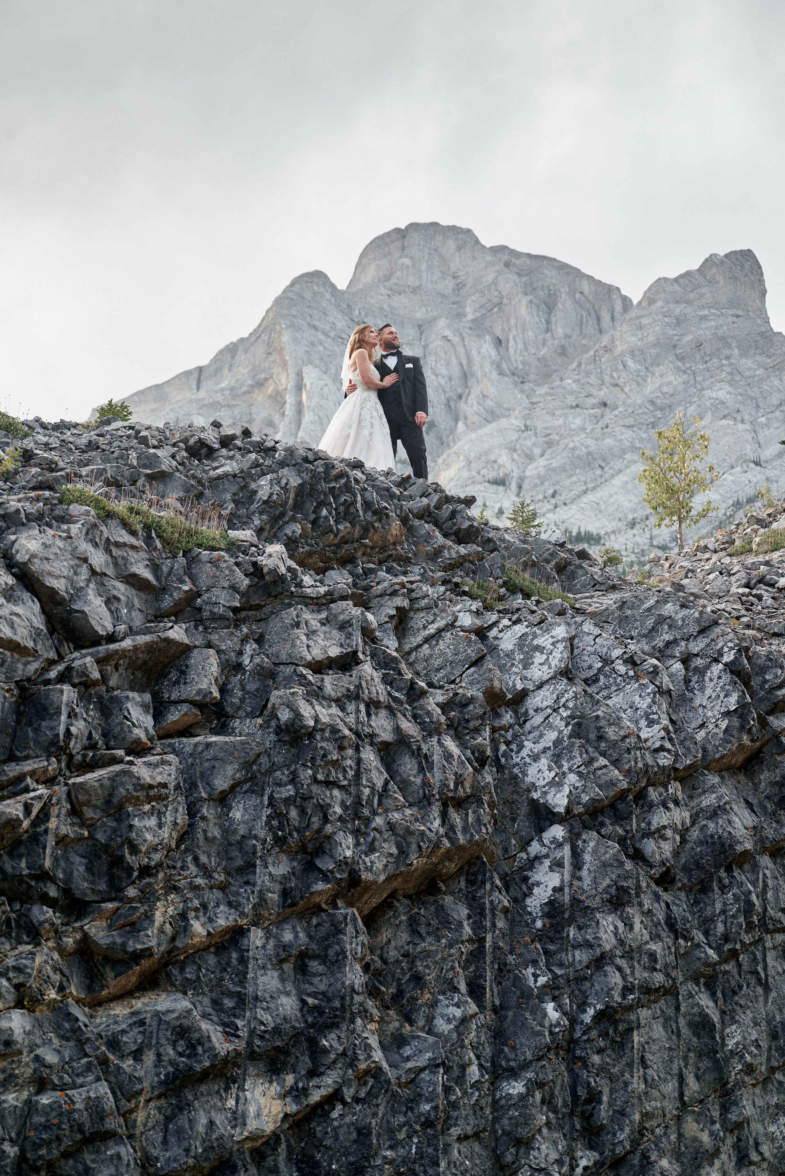 Benjamin&Courtney. Wedding in Kananaskis Park. Calgary wedding photographer. Andrii Bielikov