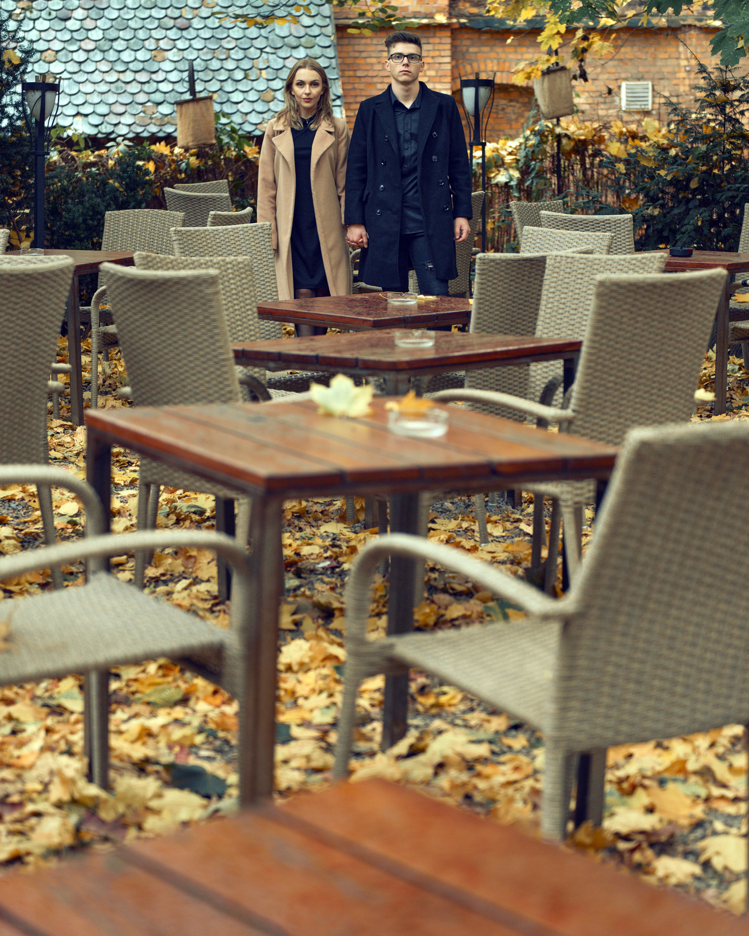 Fall romantic love story. Calgary wedding photographer. Andrii Bielikov