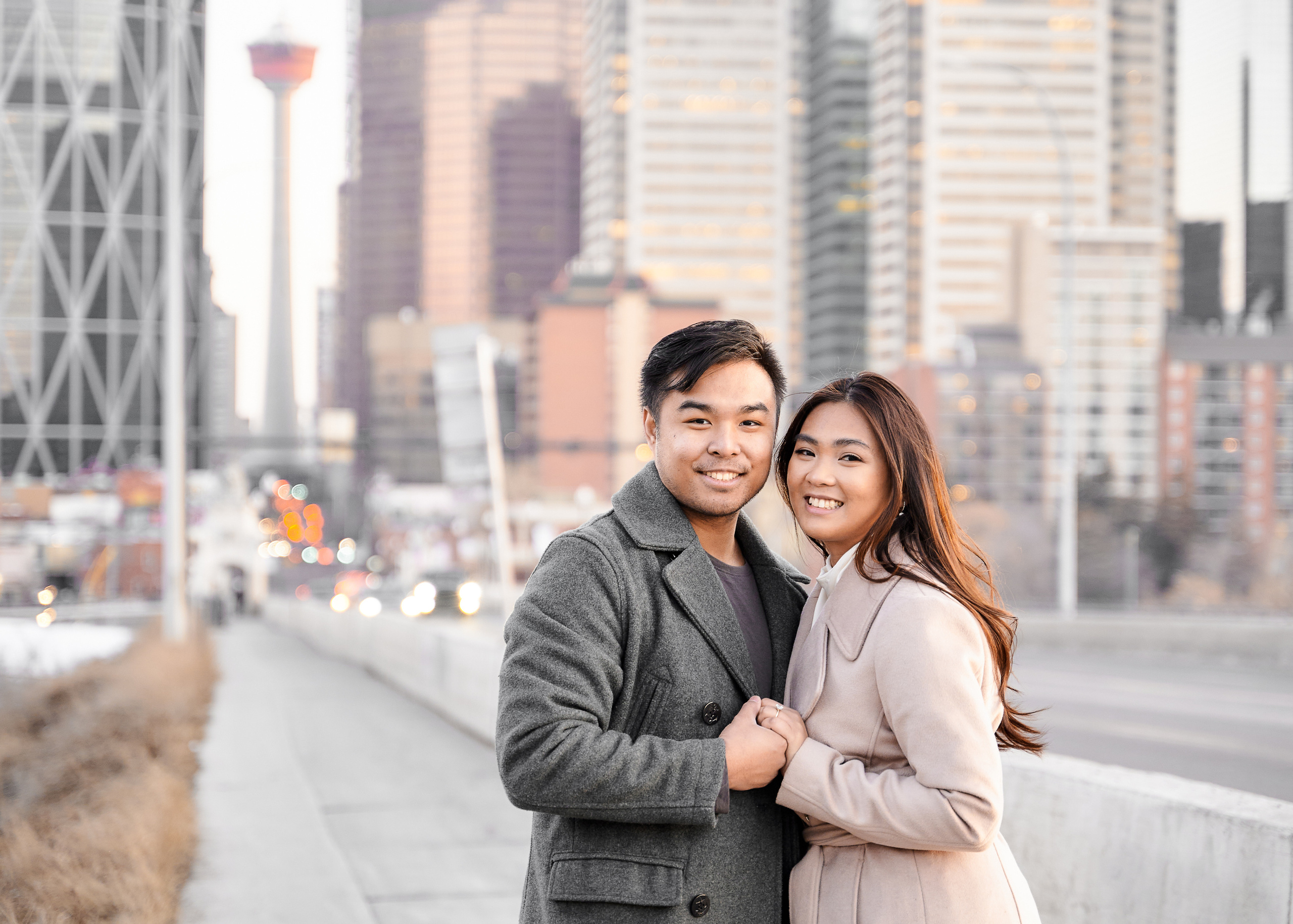 Engagement photoshoot in Calgary. Calgary wedding photographer. Andrii Bielikov