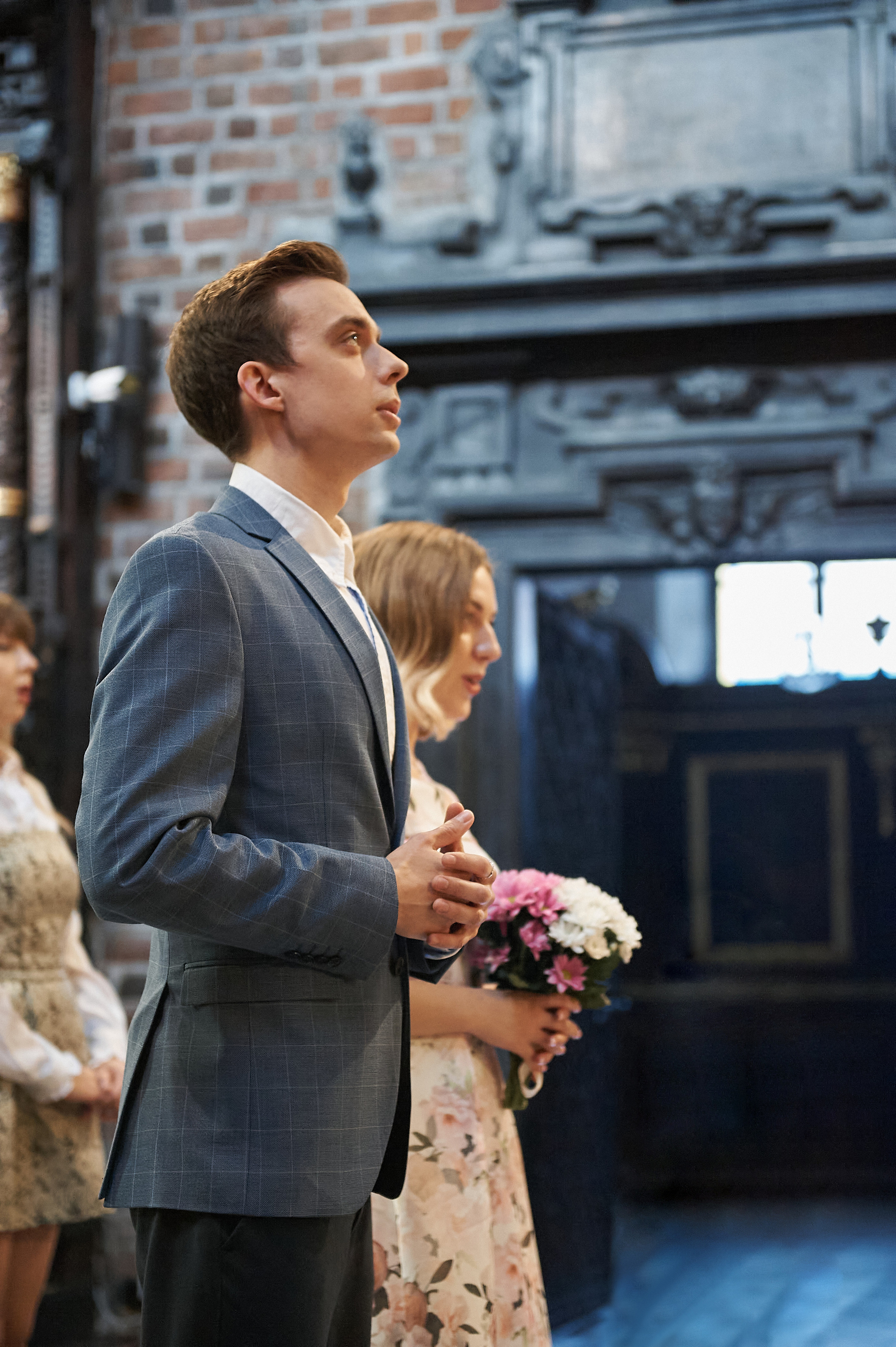 Wedding in the church. Calgary wedding photographer. Andrii Bielikov