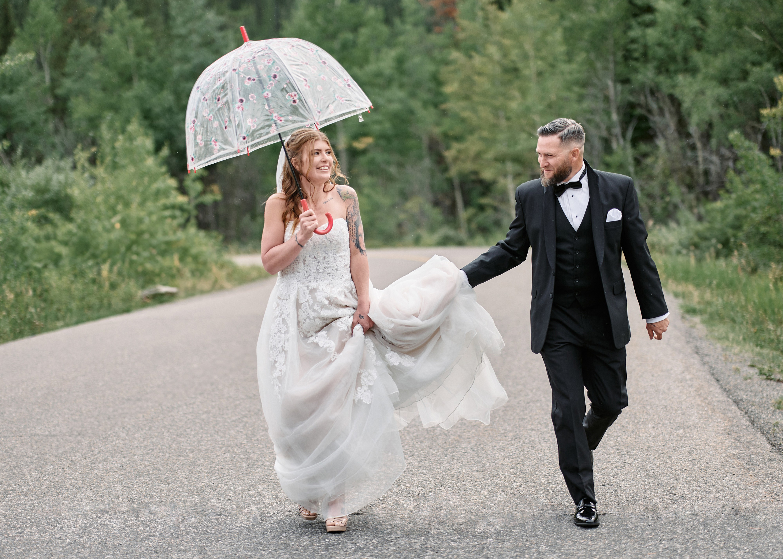 Benjamin&Courtney. Wedding in Kananaskis Park. Calgary wedding photographer. Andrii Bielikov