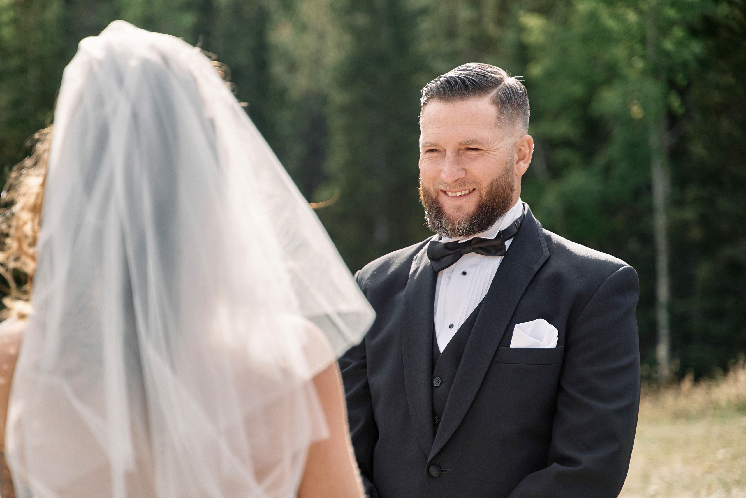 Benjamin&Courtney. Wedding in Kananaskis Park. Calgary wedding photographer. Andrii Bielikov