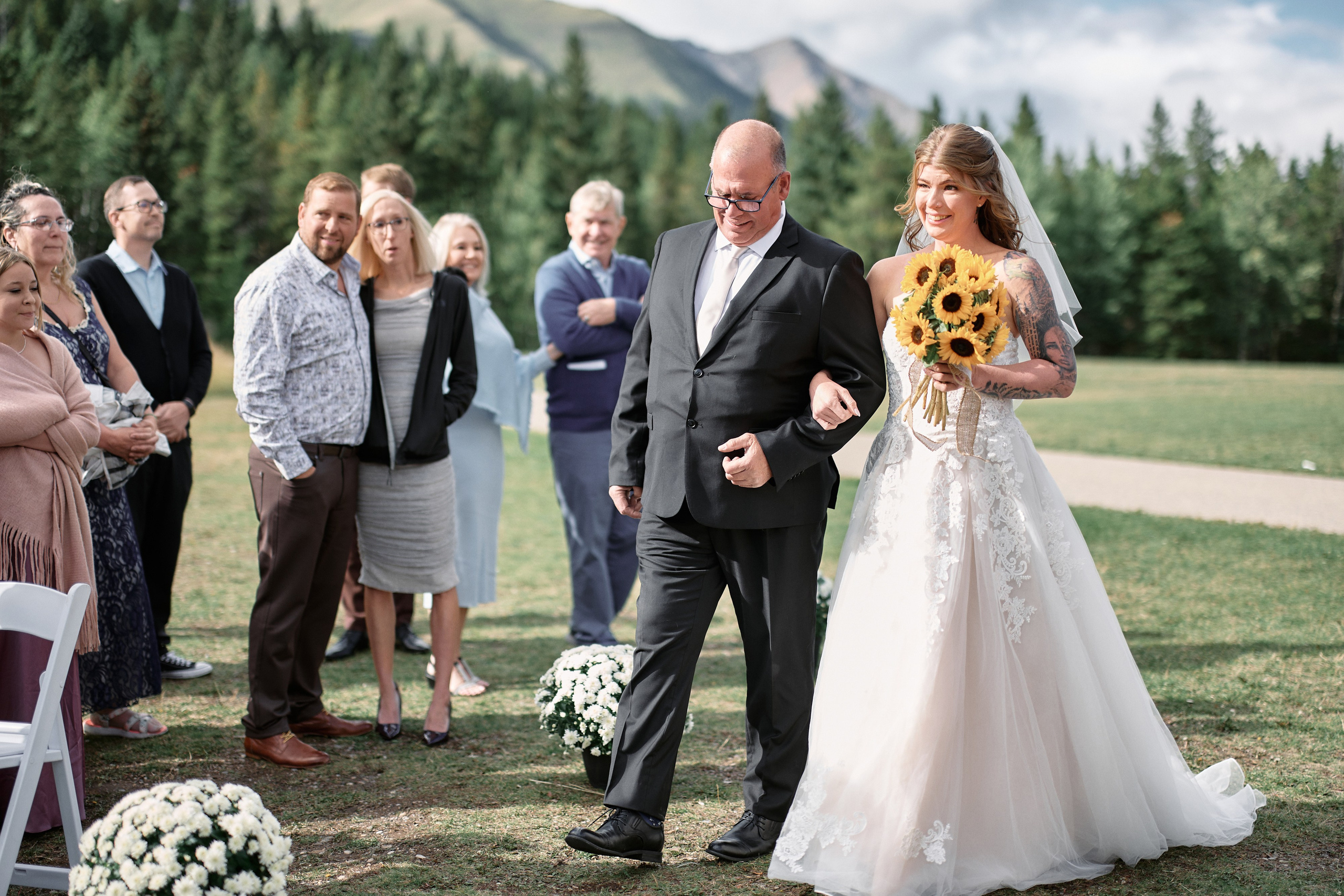 Benjamin&Courtney. Wedding in Kananaskis Park. Calgary wedding photographer. Andrii Bielikov