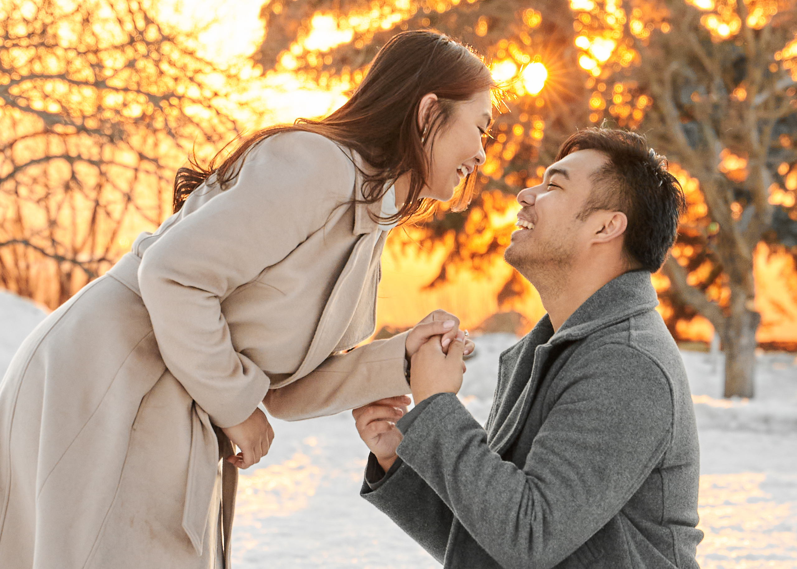 Engagement photoshoot in Calgary. Calgary wedding photographer. Andrii Bielikov