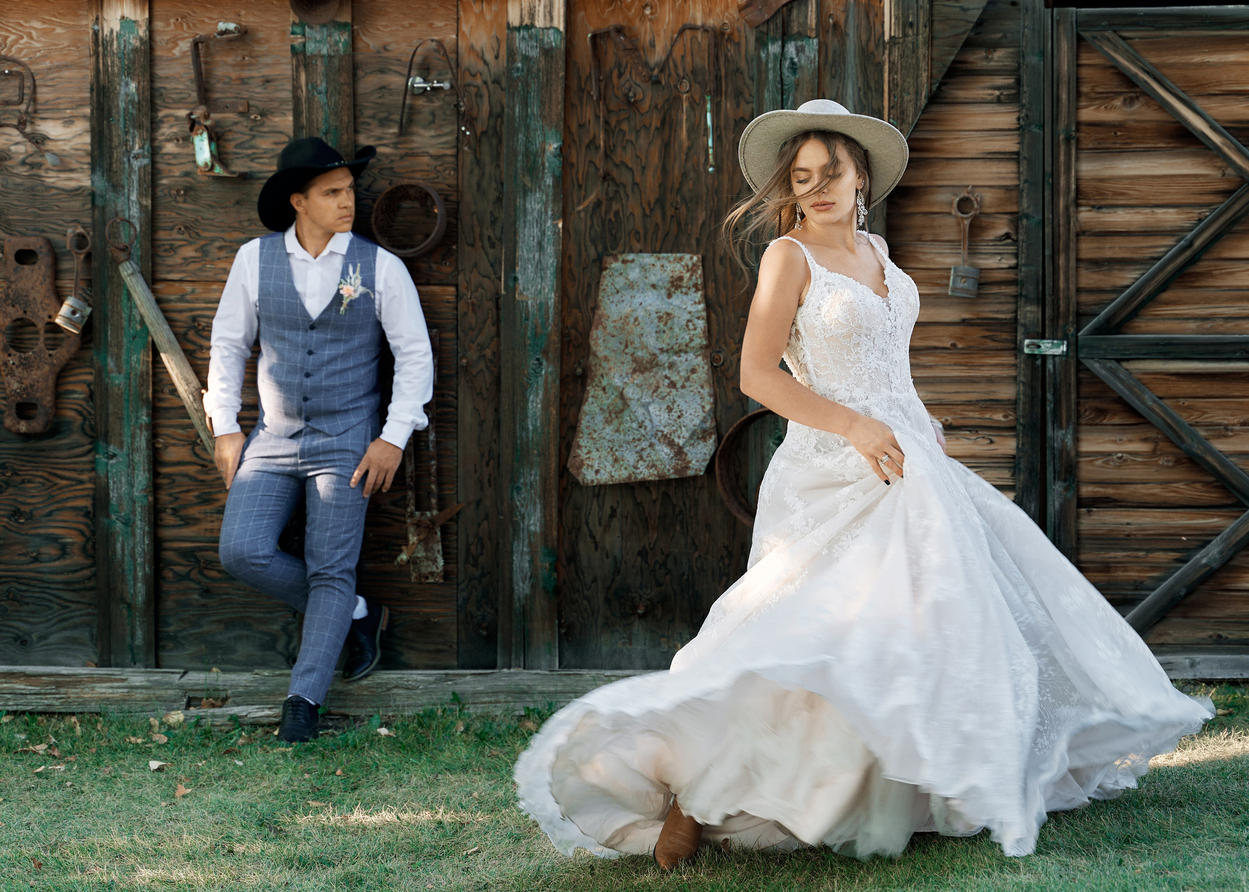 Gregory and Victoria’s Cowboy wedding. Calgary wedding photo and video. Photographer Andrii Bielikov