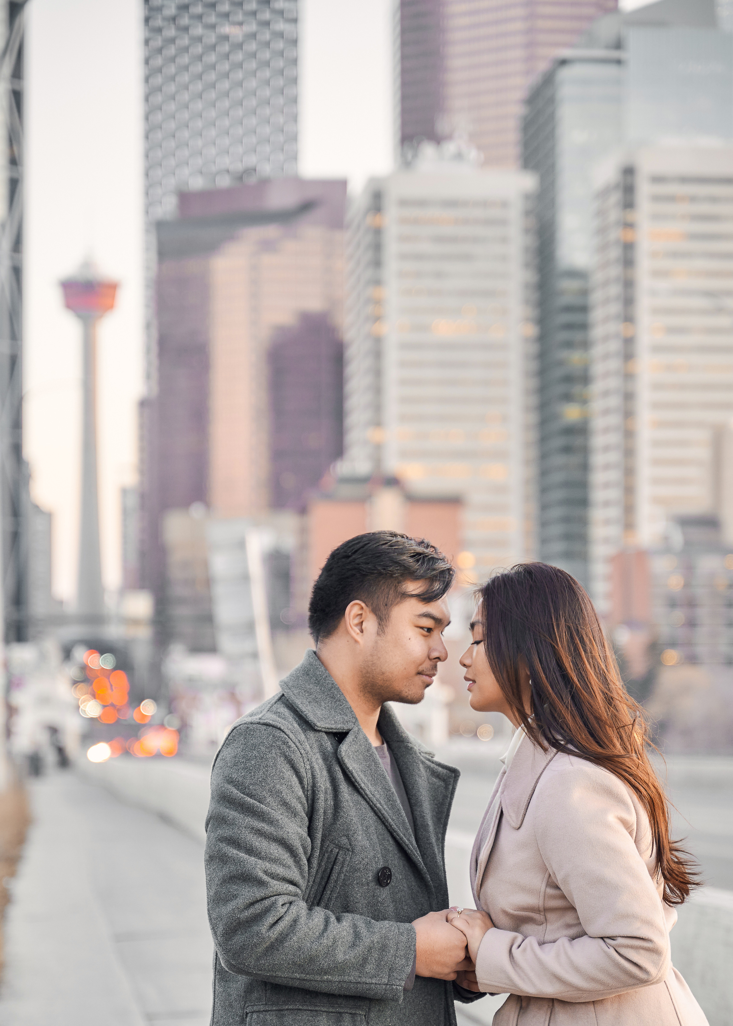 Engagement photoshoot in Calgary. Calgary wedding photographer. Andrii Bielikov