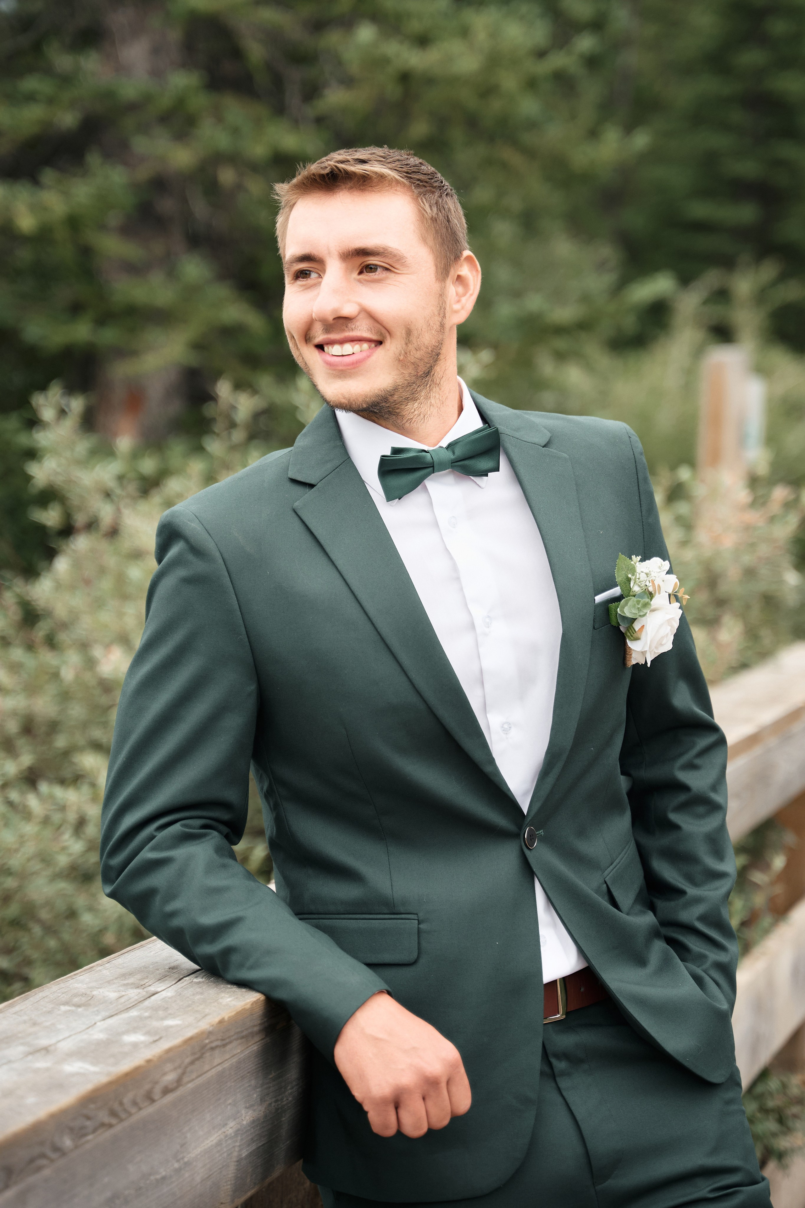 Natalie&Mat. A small, intimate wedding at Forgetmenot Lake, Kananaskis Park. Calgary wedding photographer. Andrii Bielikov