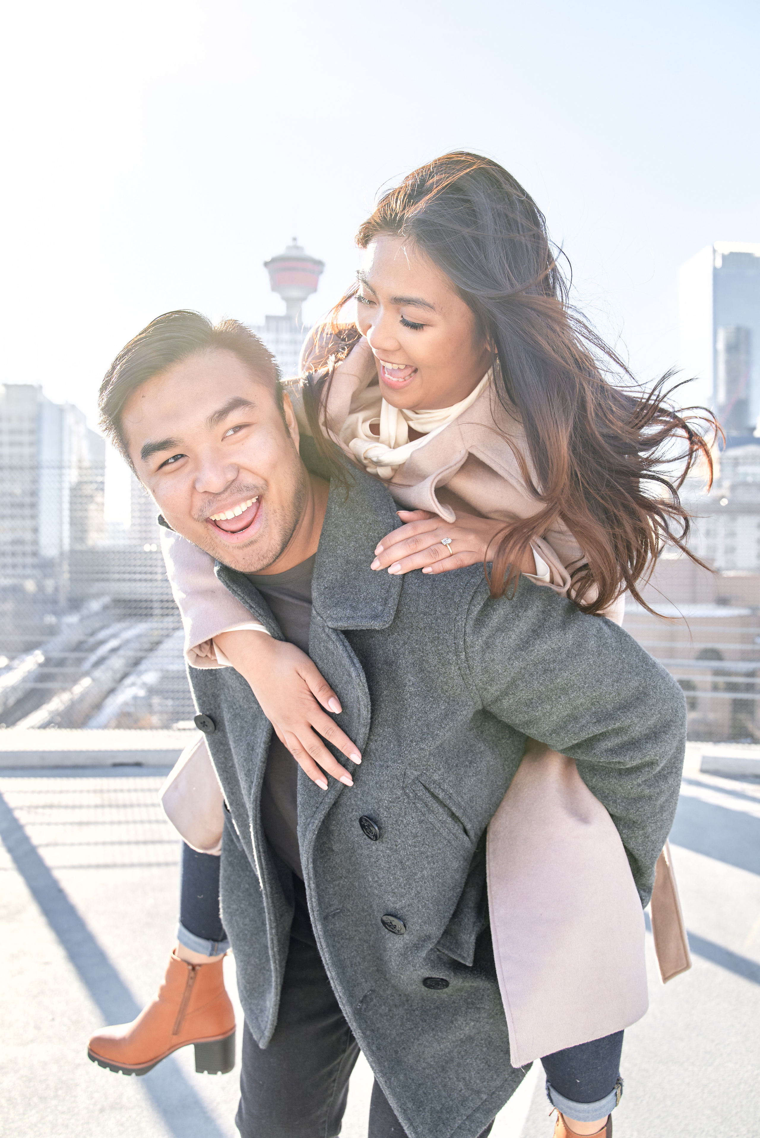 Engagement photoshoot in Calgary. Calgary wedding photographer. Andrii Bielikov