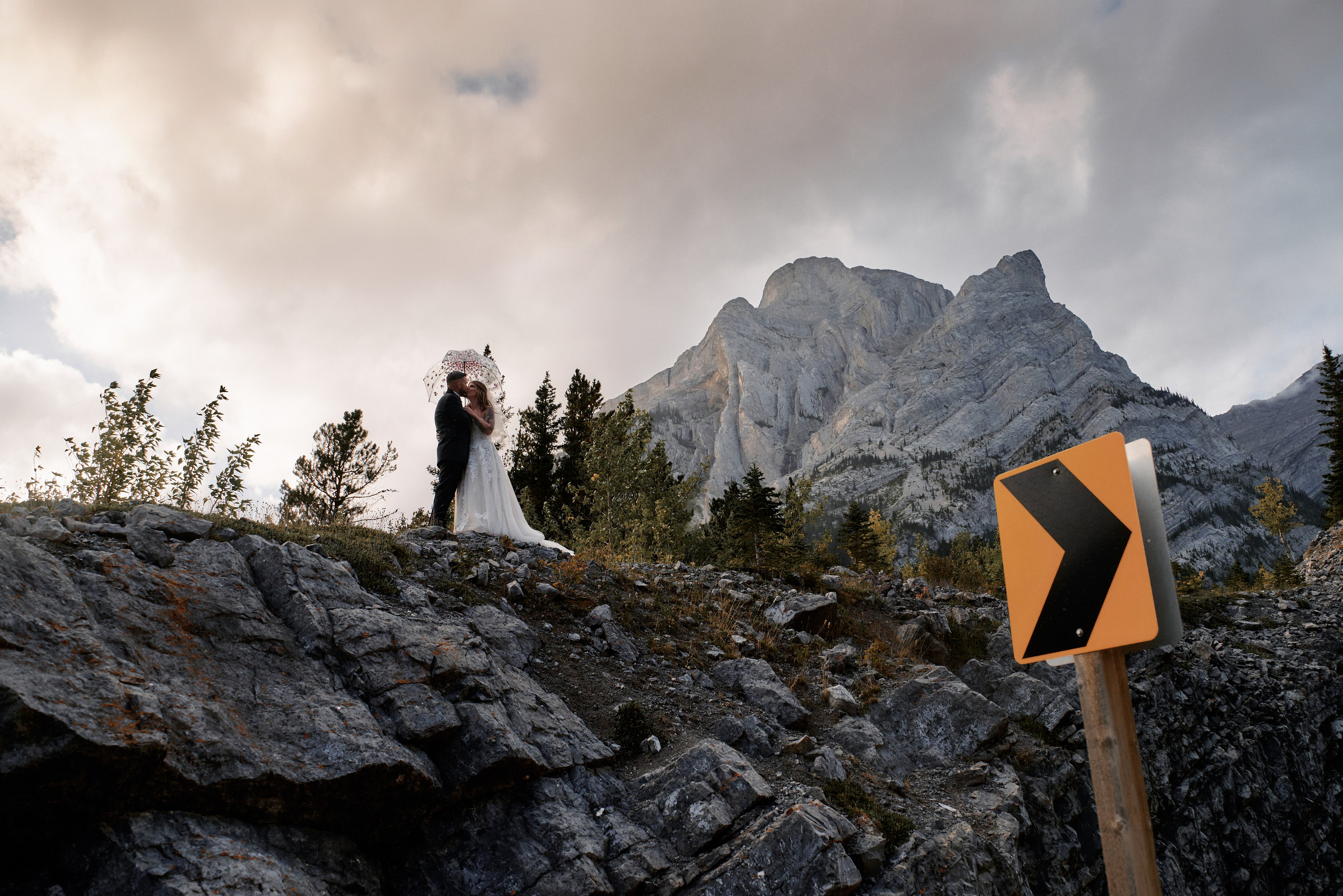 Benjamin&Courtney. Wedding in Kananaskis Park. Calgary wedding photographer. Andrii Bielikov