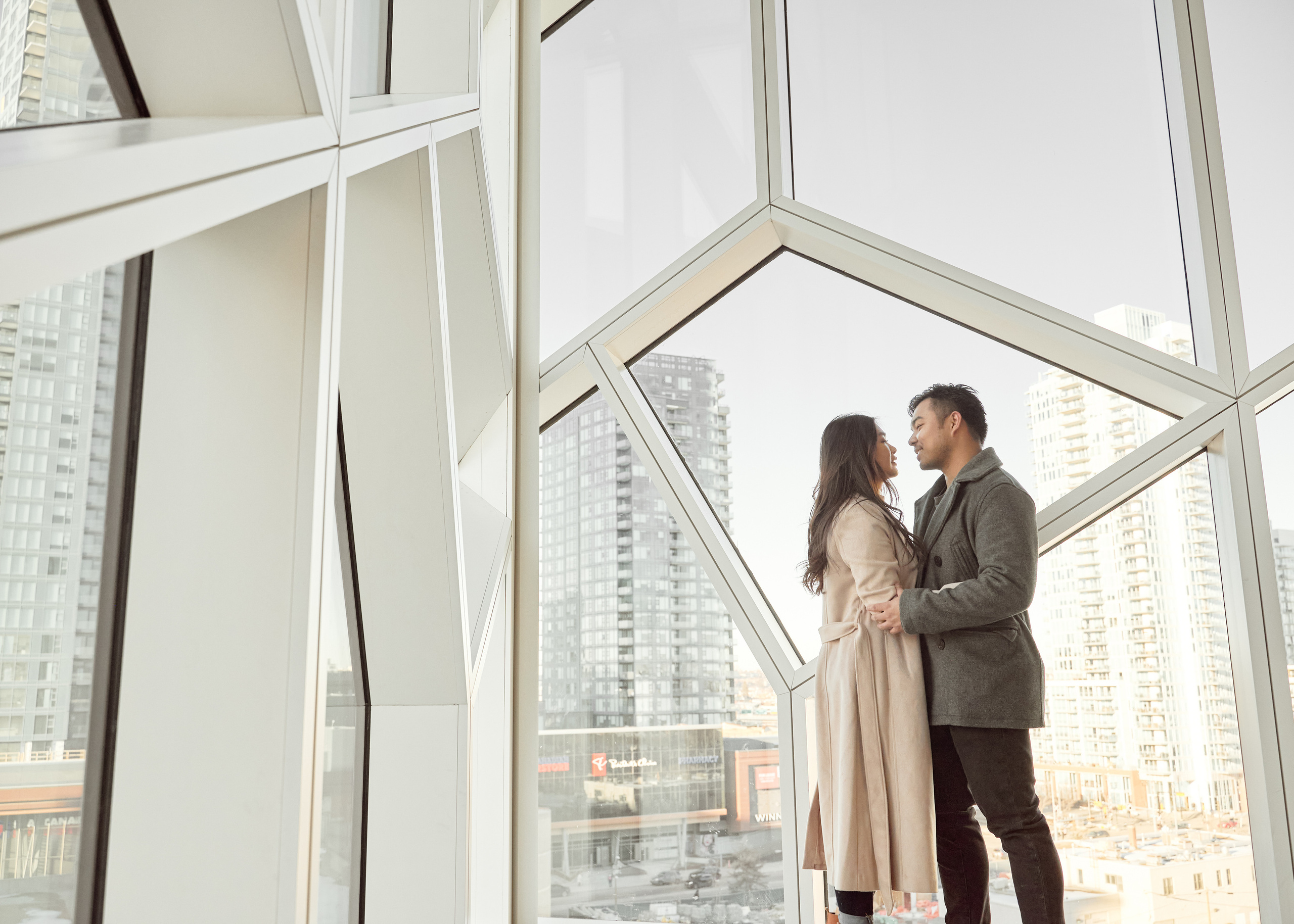 Engagement photoshoot in Calgary. Calgary wedding photographer. Andrii Bielikov