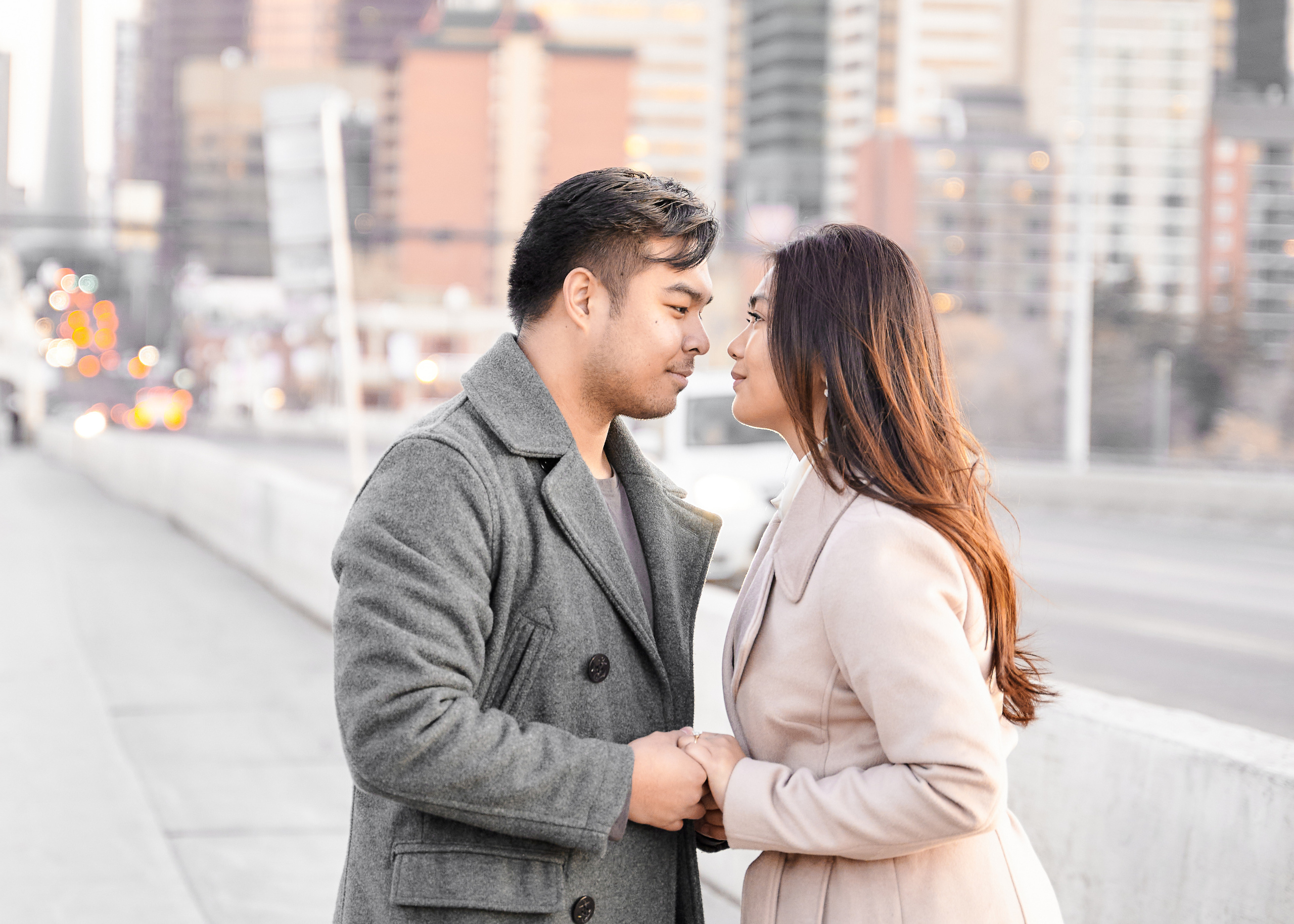 Engagement photoshoot in Calgary. Calgary wedding photographer. Andrii Bielikov