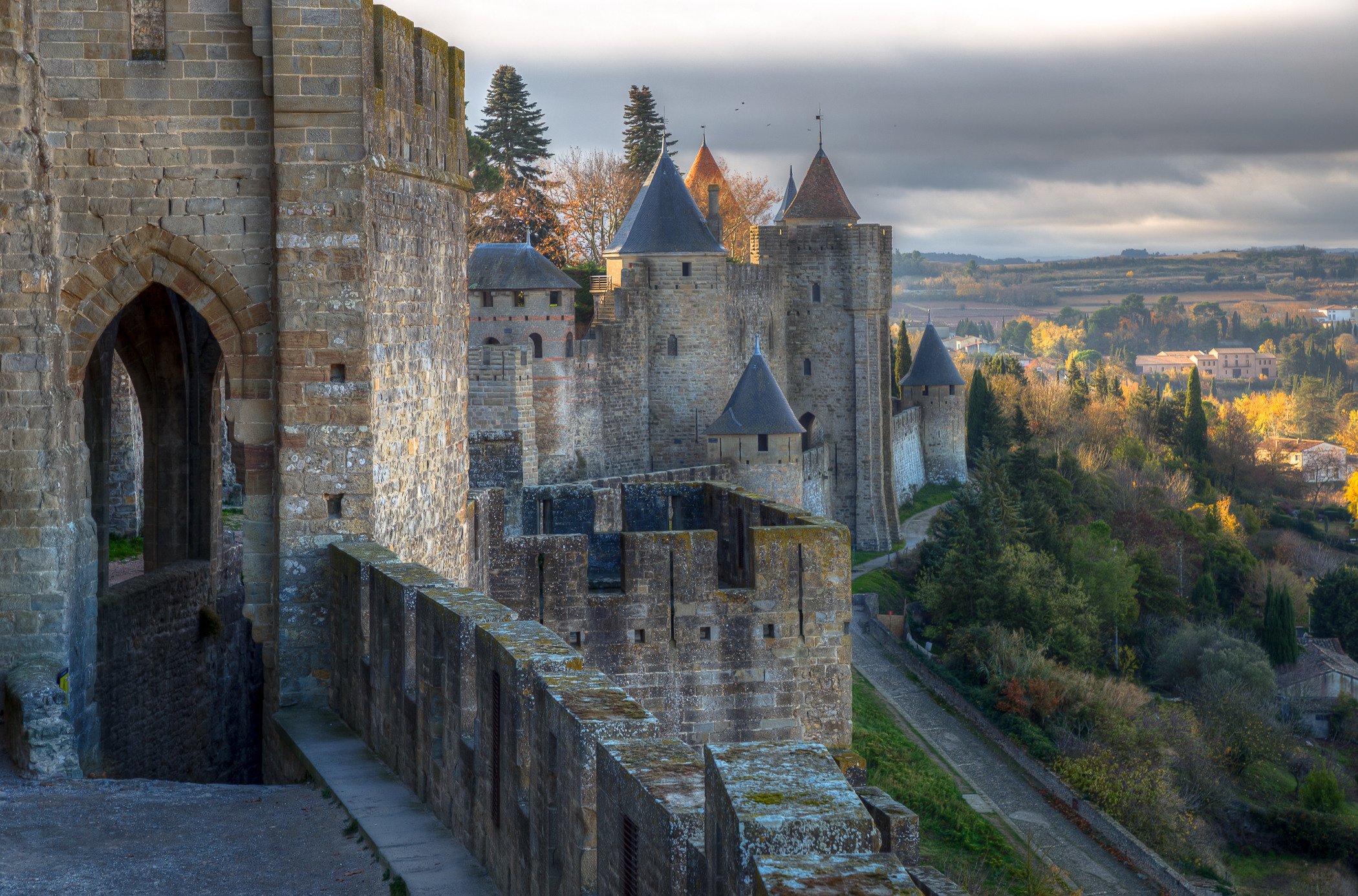 Fortress of Carcassonne. Garden and interior photographer Elena Shavlovska, Netherlands