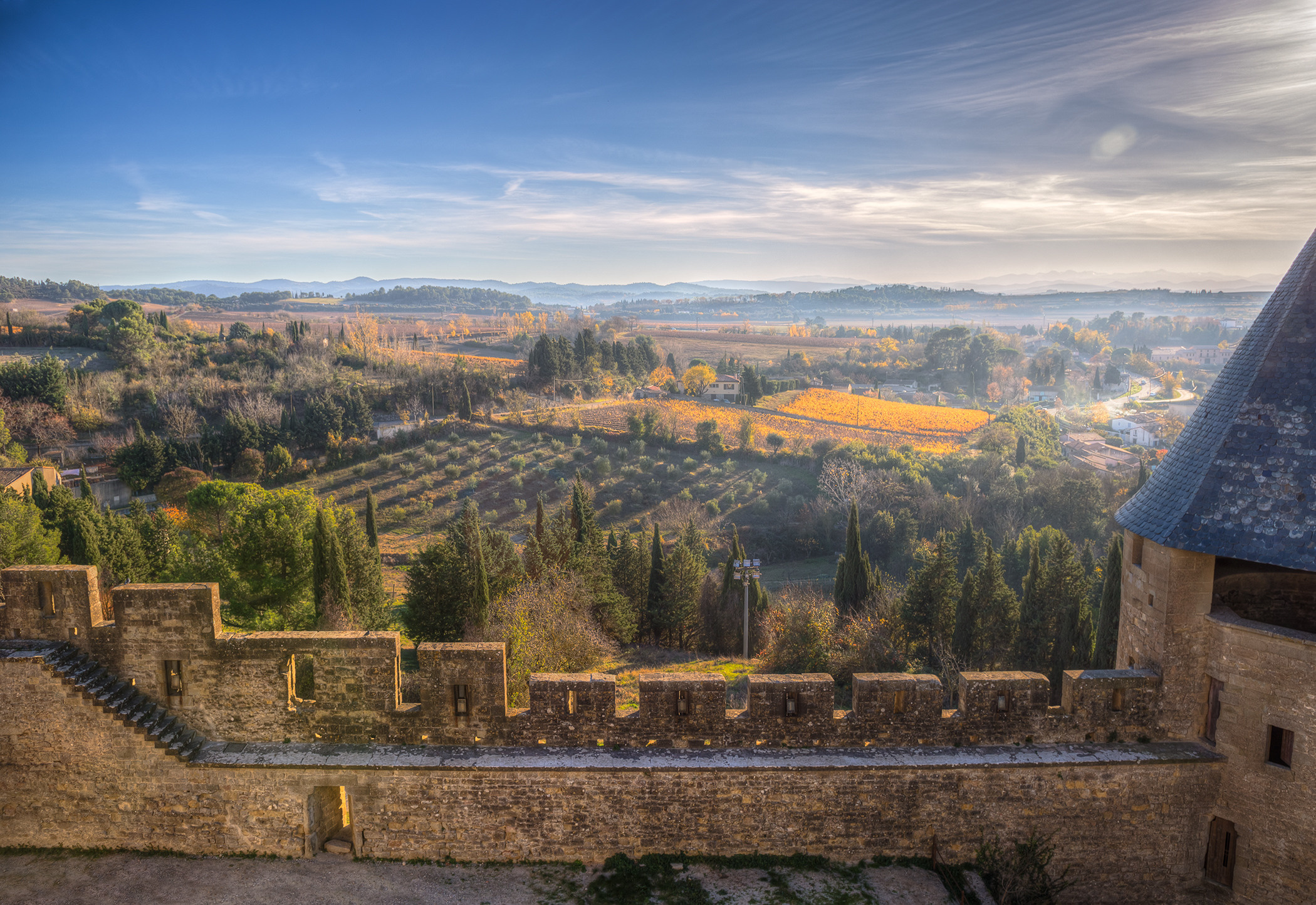 Fortress of Carcassonne. Garden and interior photographer Elena Shavlovska, Netherlands