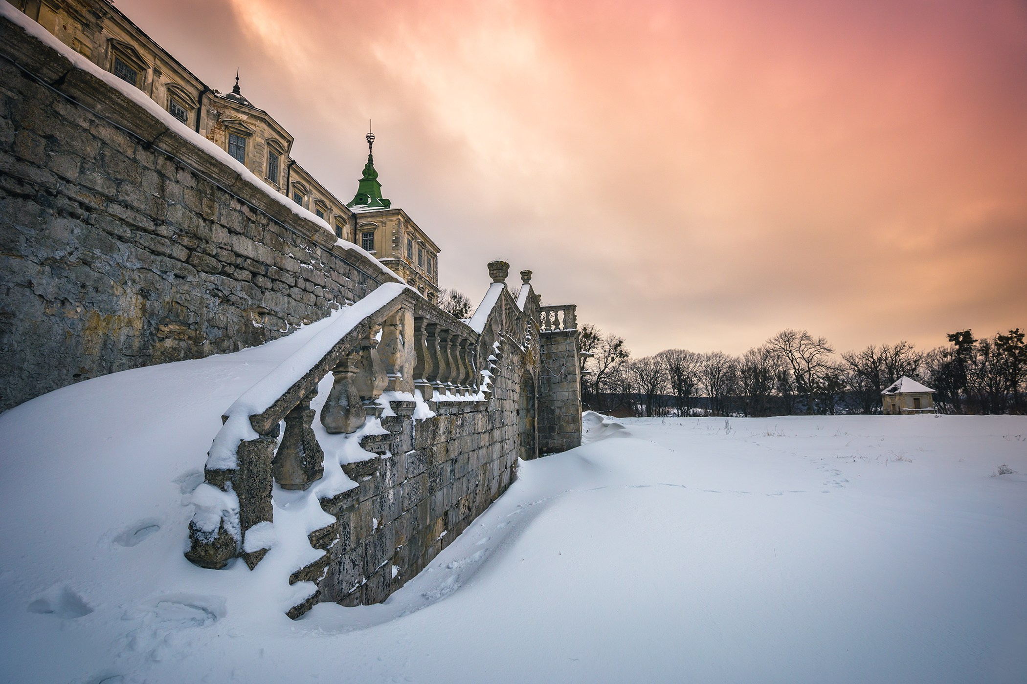Pidgoretsky Castle, January 2019. Garden and interior photographer Elena Shavlovska, Netherlands