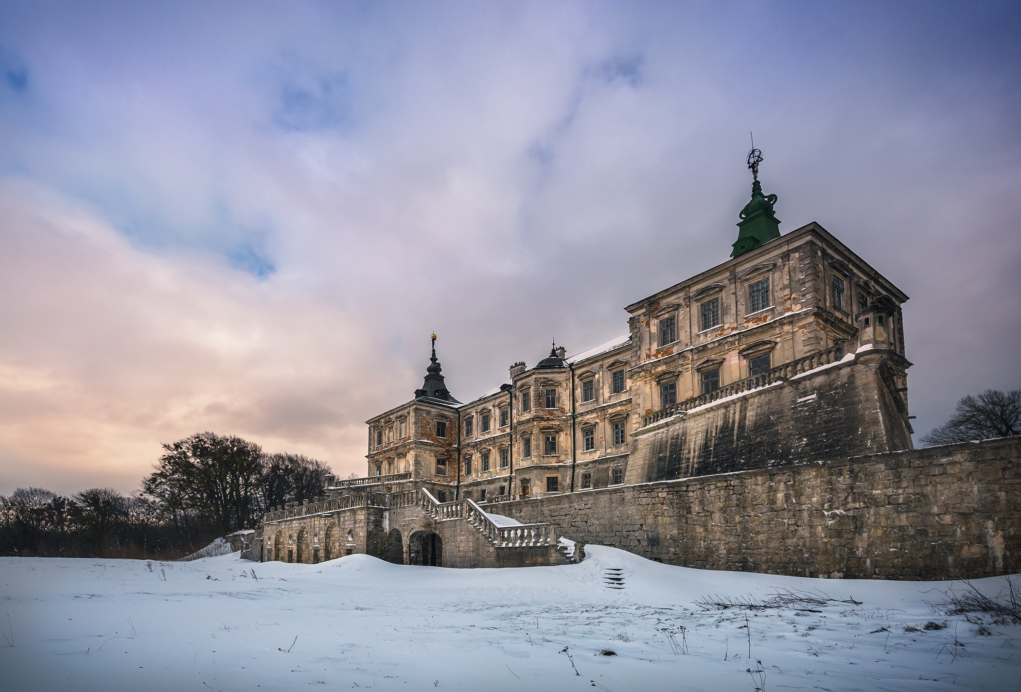Pidgoretsky Castle, January 2019. Garden and interior photographer Elena Shavlovska, Netherlands