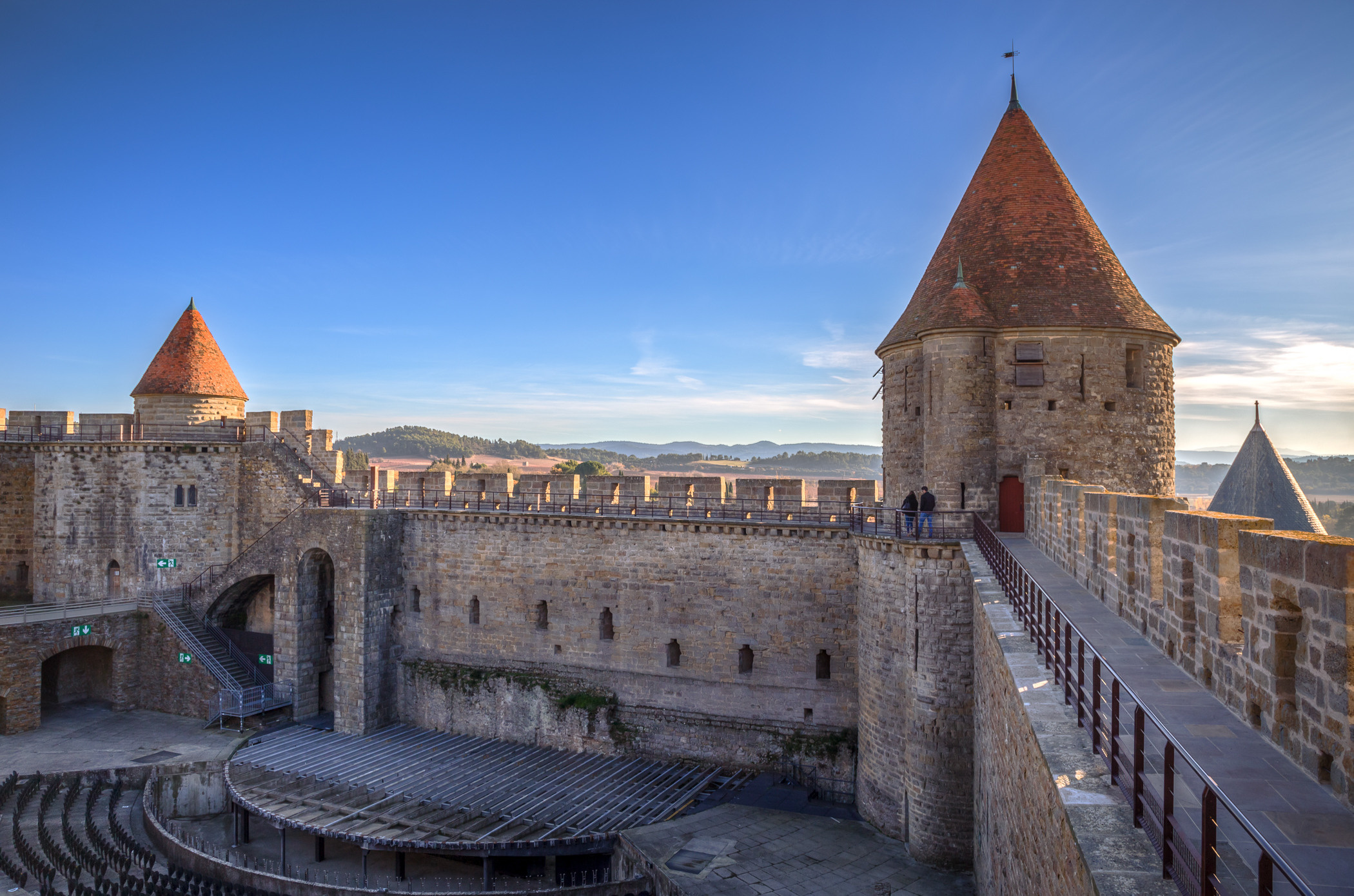 Fortress of Carcassonne. Garden and interior photographer Elena Shavlovska, Netherlands