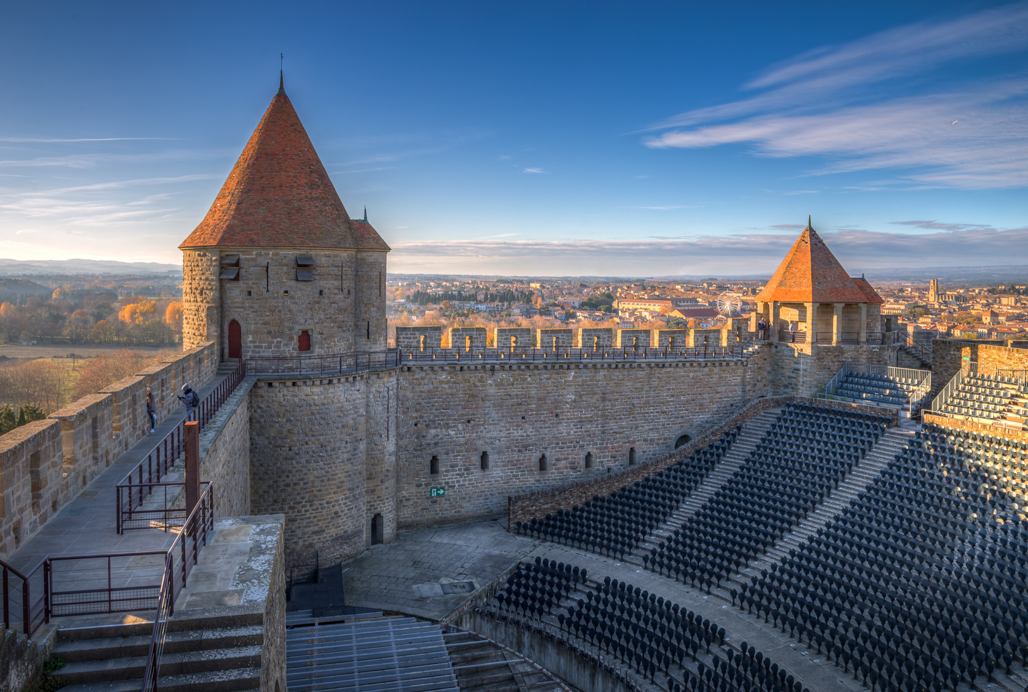 Fortress of Carcassonne. Garden and interior photographer Elena Shavlovska, Netherlands
