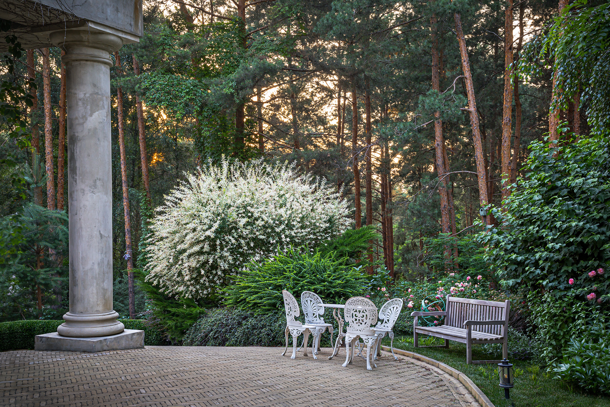 Фотосессия частного сада в французском стиле под Киевом. Фотограф ландшафтных садов и интерьеров Елена Шавловская, Нидерланды