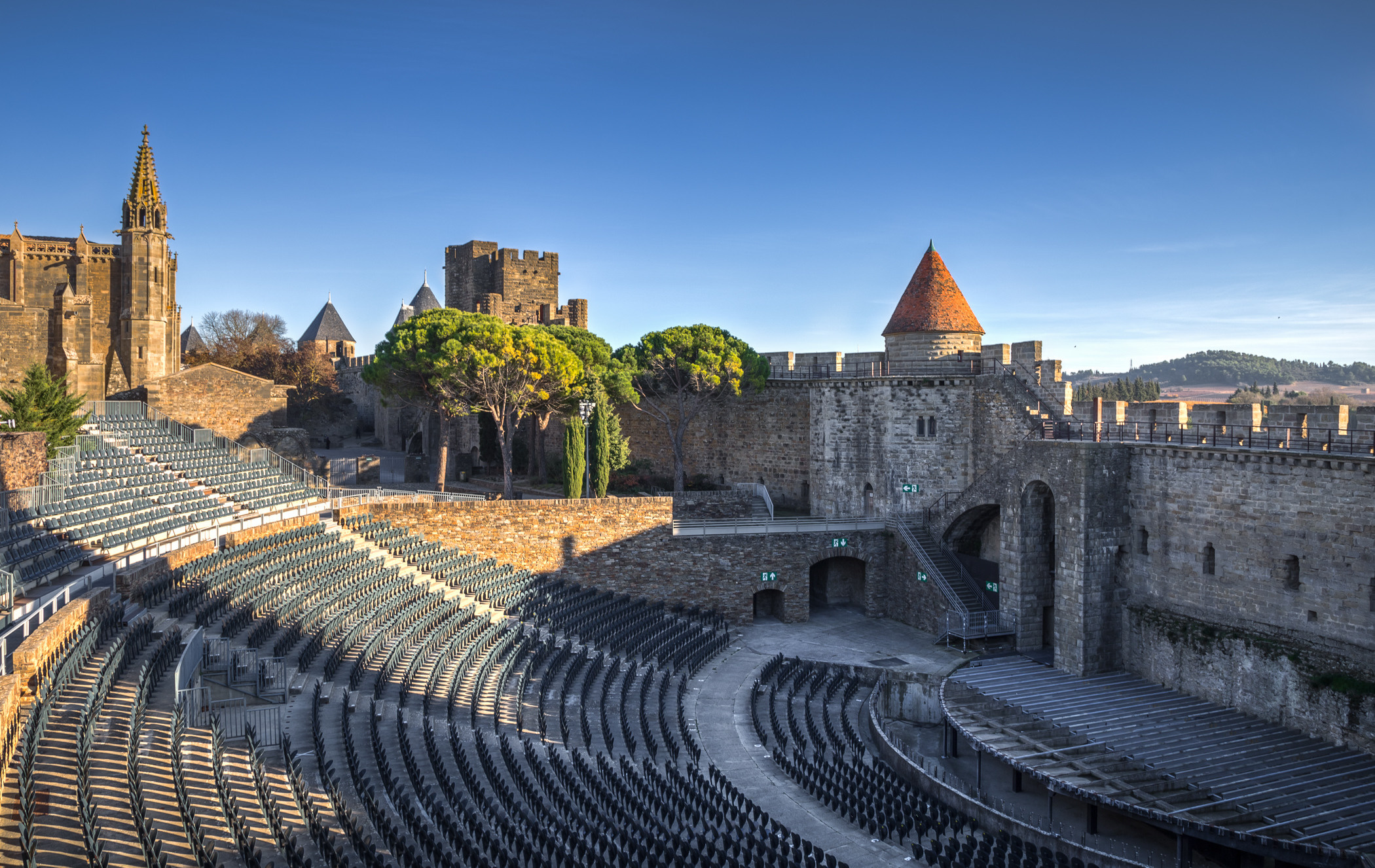 Fortress of Carcassonne. Garden and interior photographer Elena Shavlovska, Netherlands