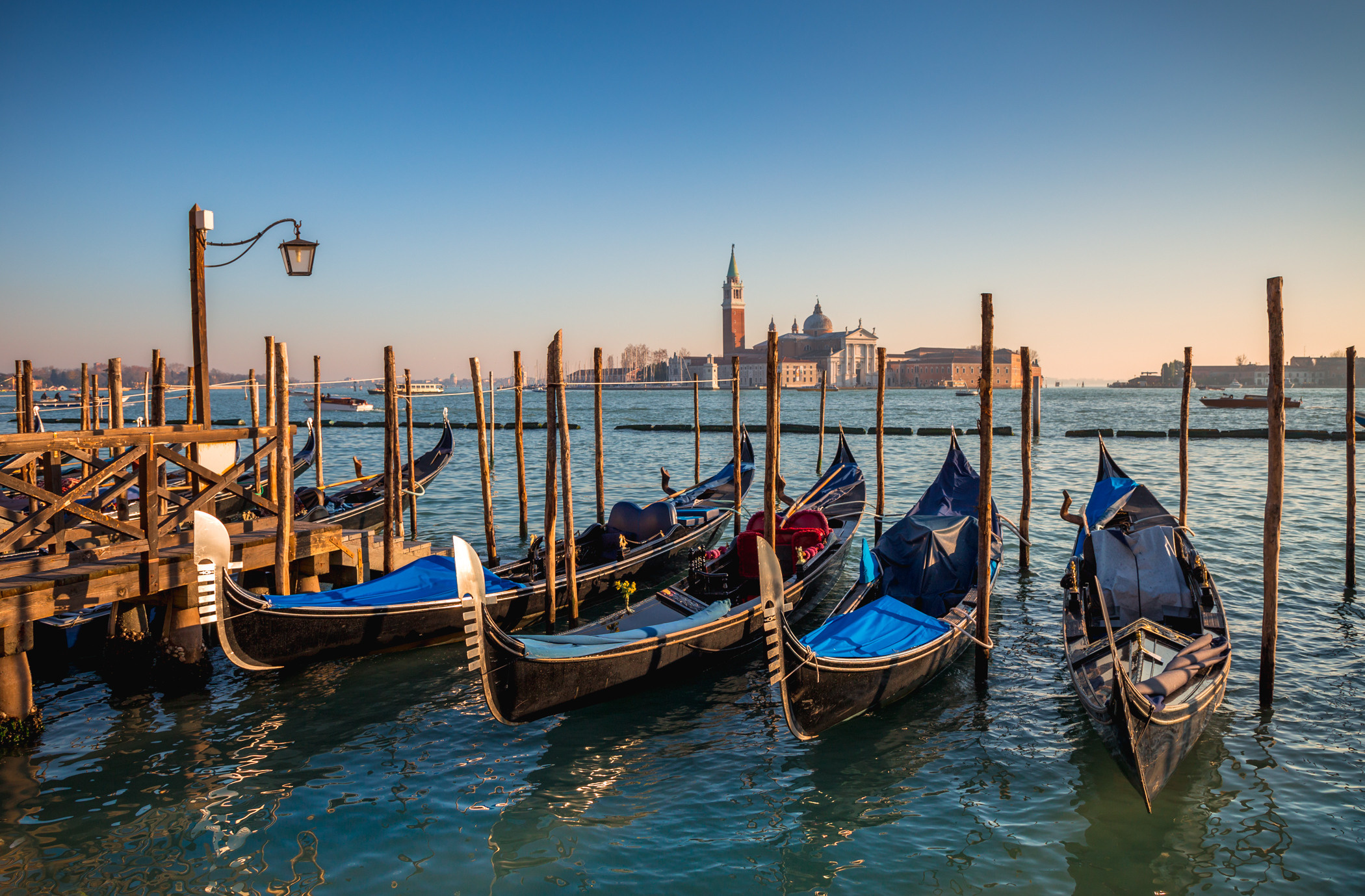 Venice, the end of the working time of the gondoliers. Garden and interior photographer Elena Shavlovska, Netherlands