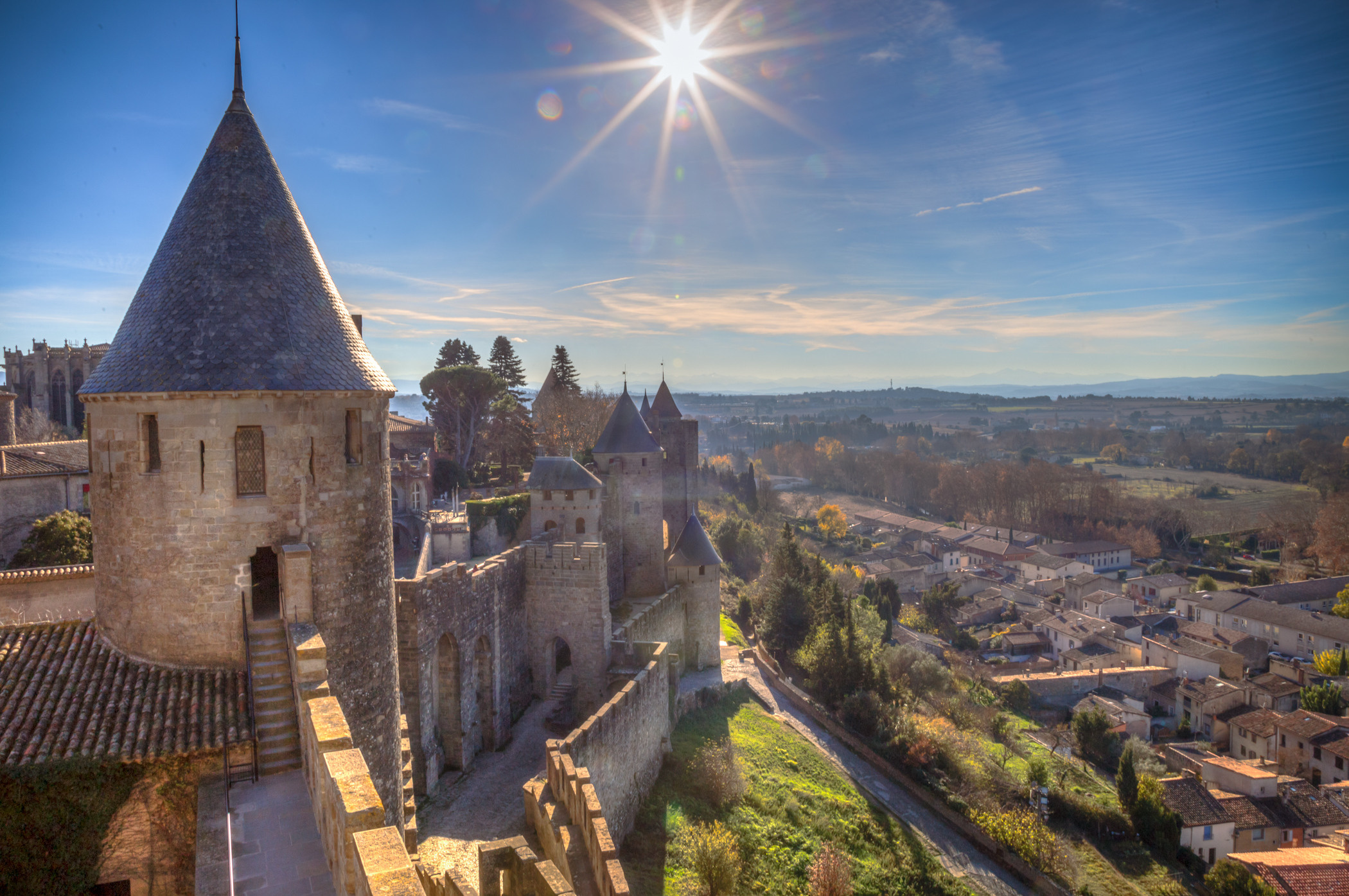 Fortress of Carcassonne. Garden and interior photographer Elena Shavlovska, Netherlands