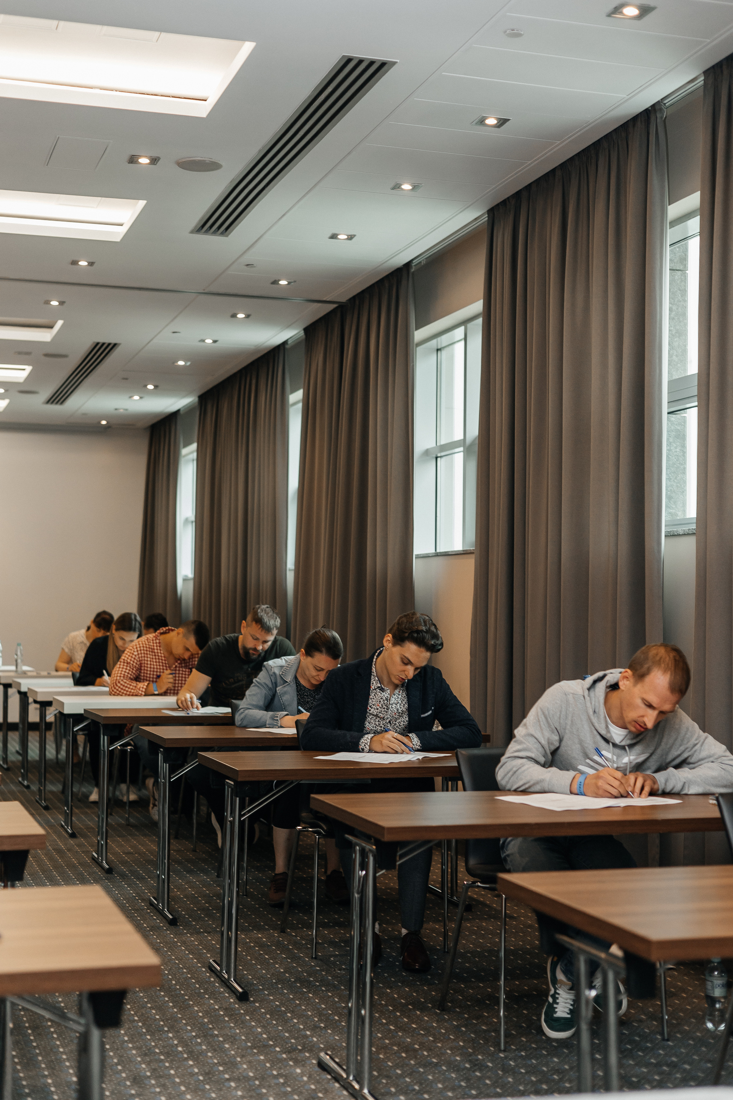 Egzamin języka polskiego. Fotograf Vika Saroka