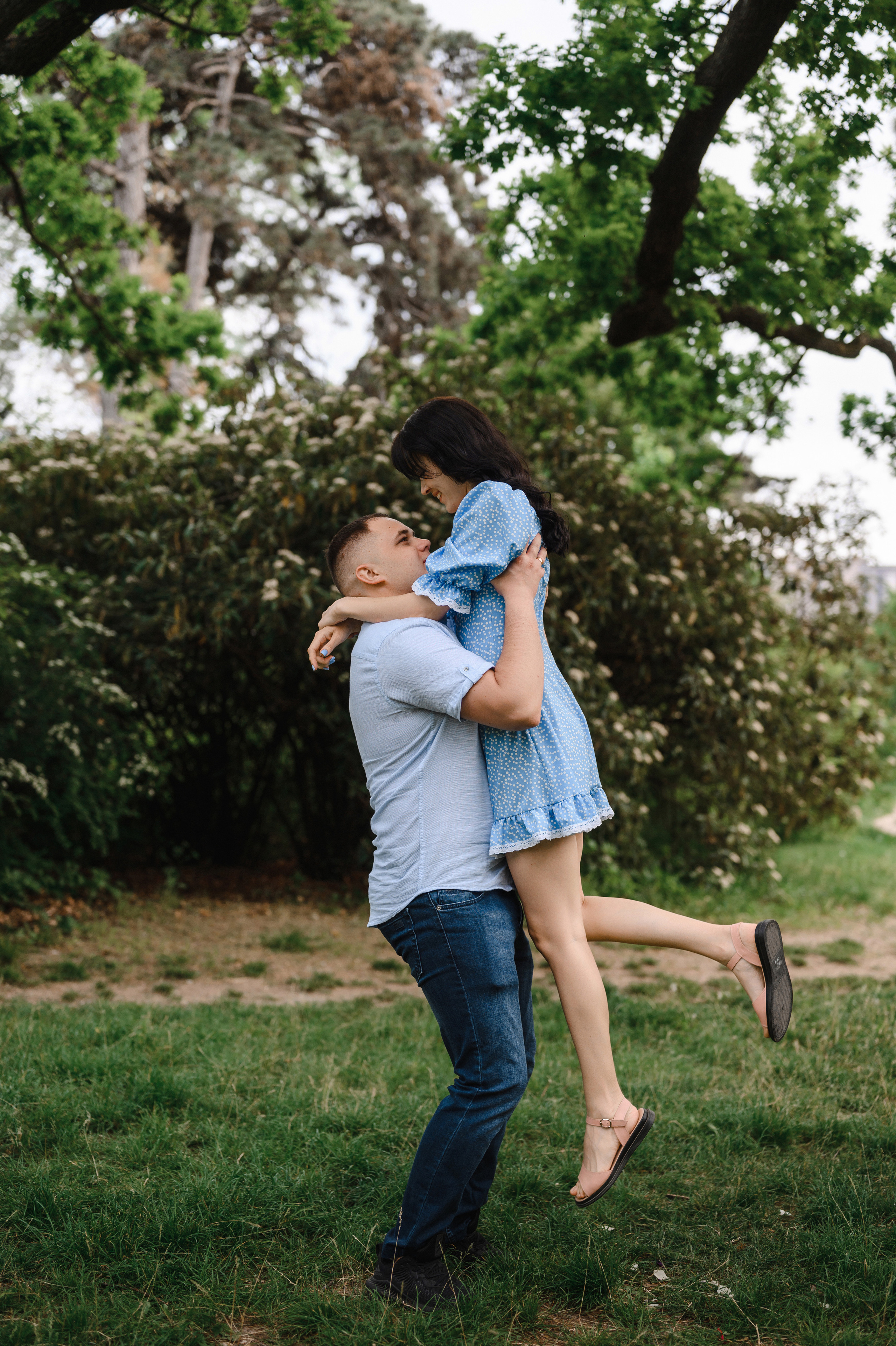 Оля, Макс и Тимоша в Ботаническом саду