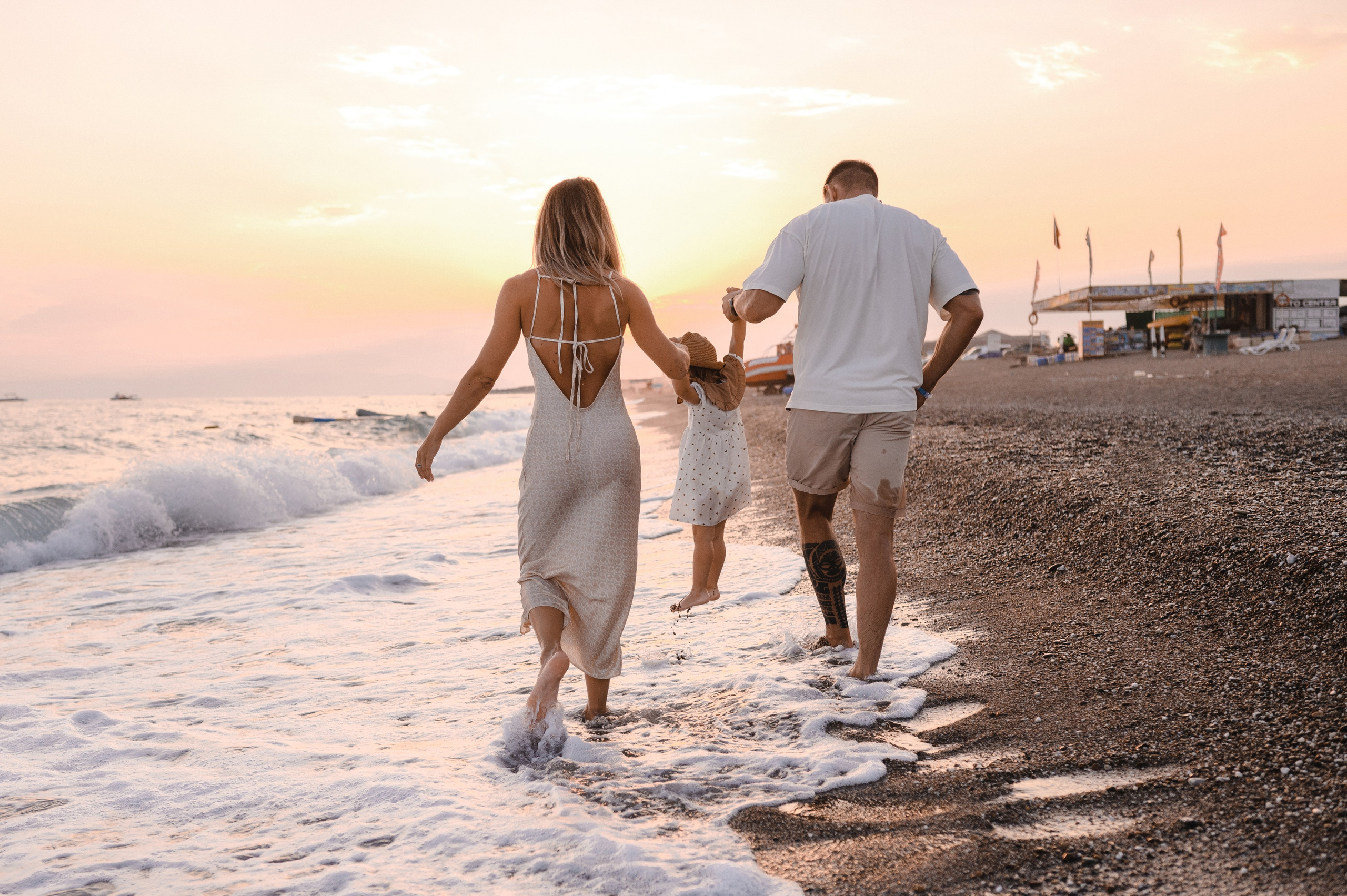 Кристина, Леша и Диана в Сиде