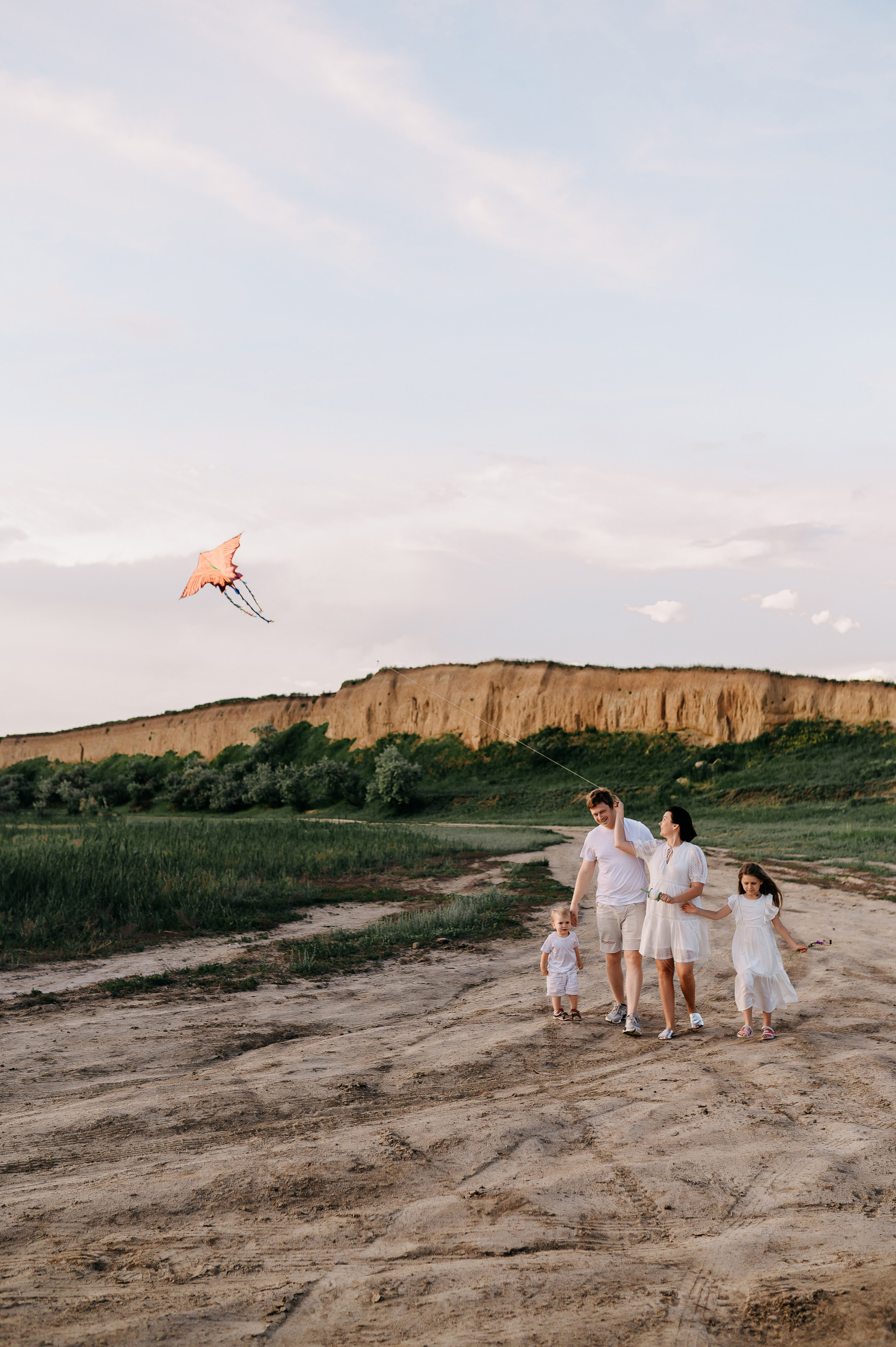 Воздушный змей, история на озере