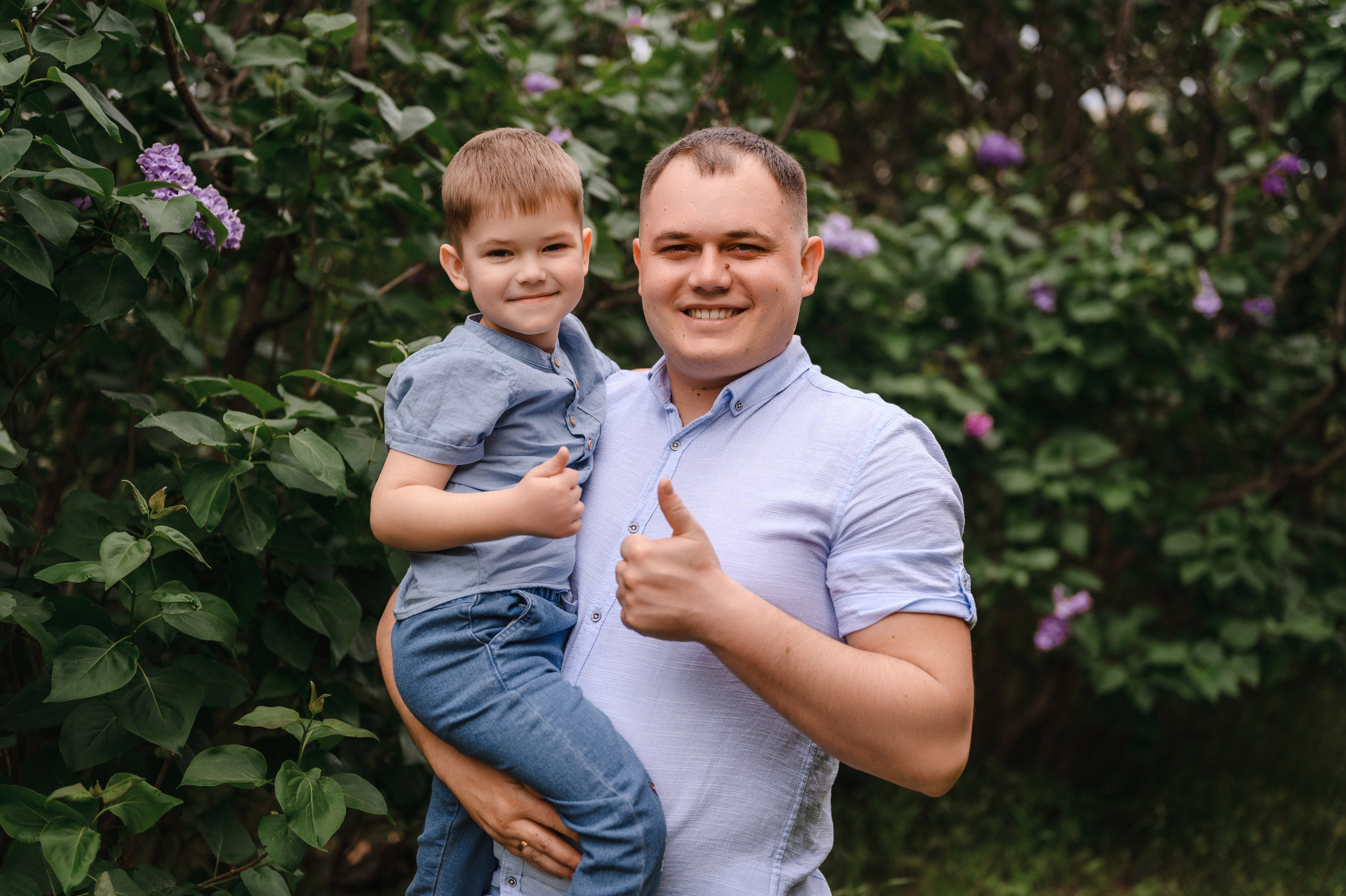 Оля, Макс и Тимоша в Ботаническом саду