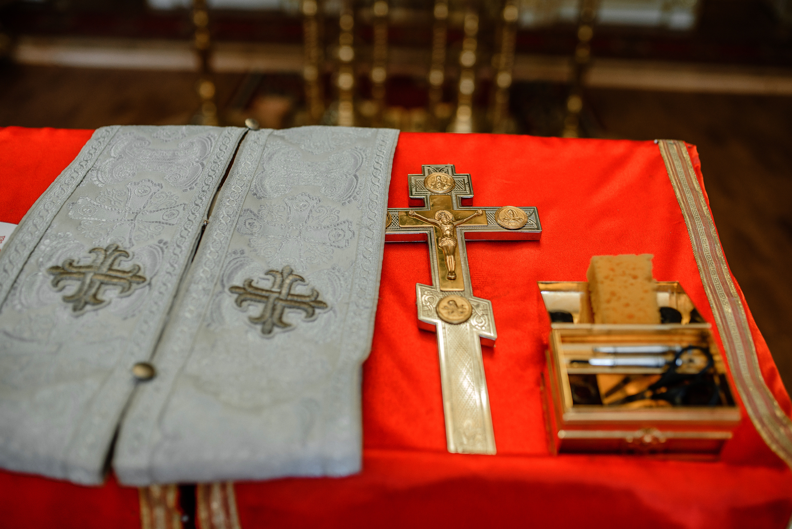 Крестины Кирилла собор Марии Магдалины