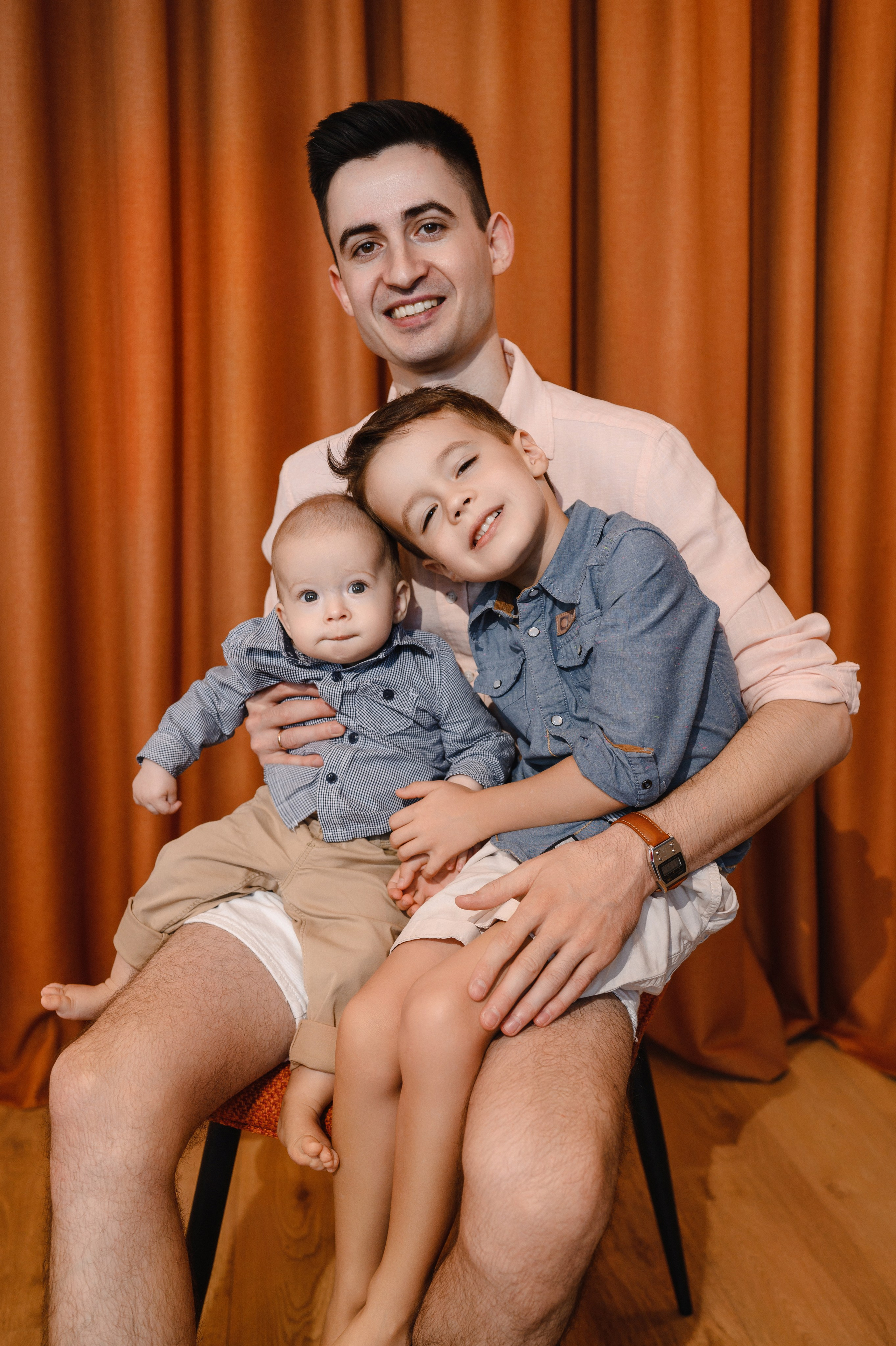 Семейная фотосессия дома