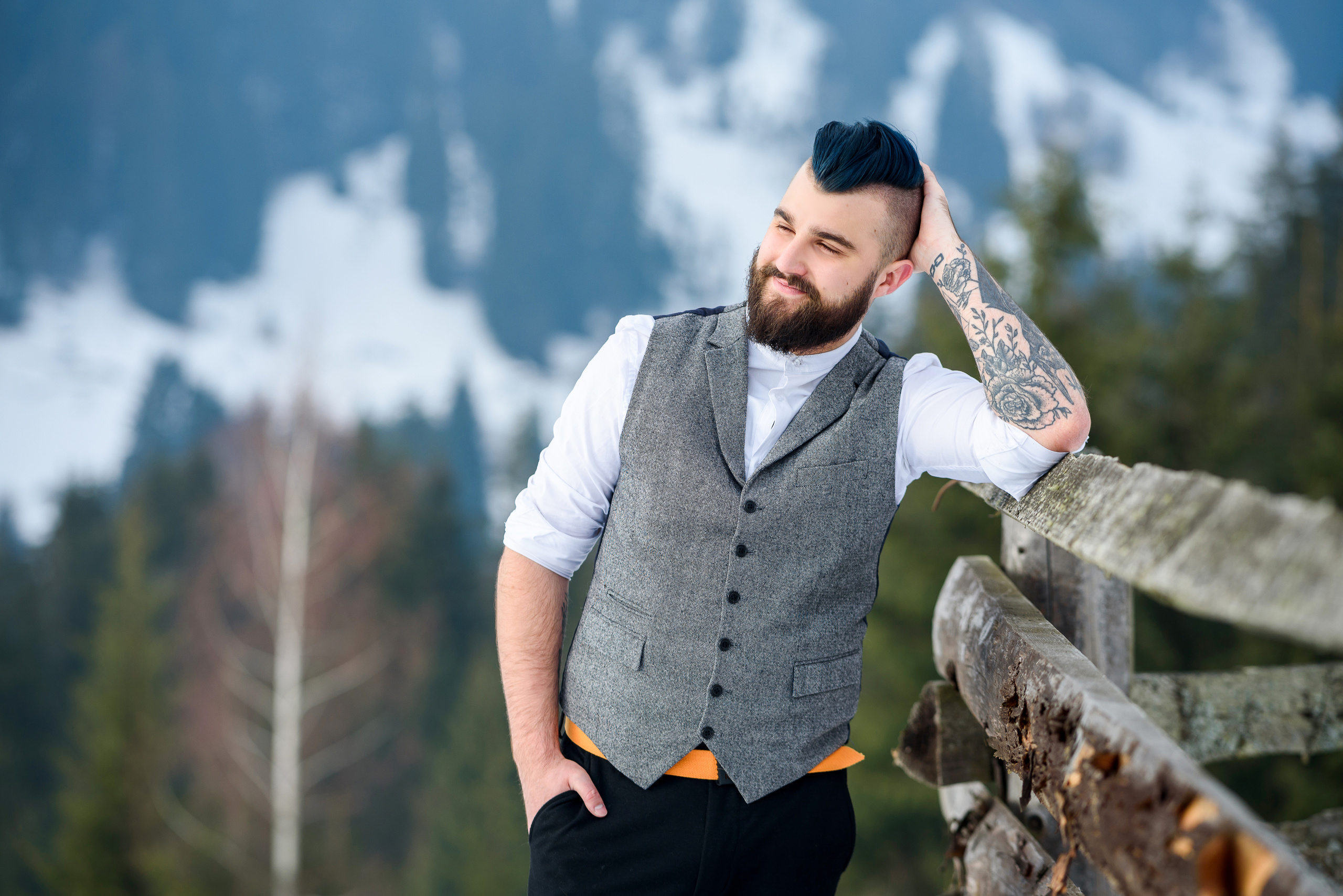 Зимняя свадьба в Карпатах