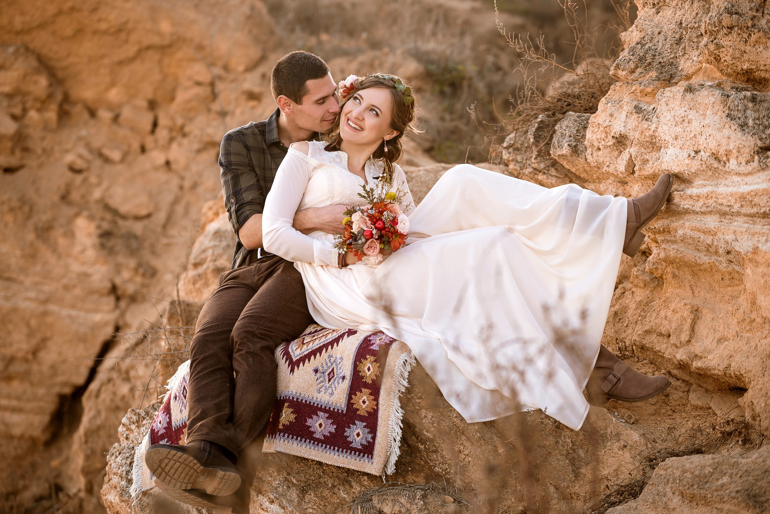 Осень и море, свадебная фотопрогулка