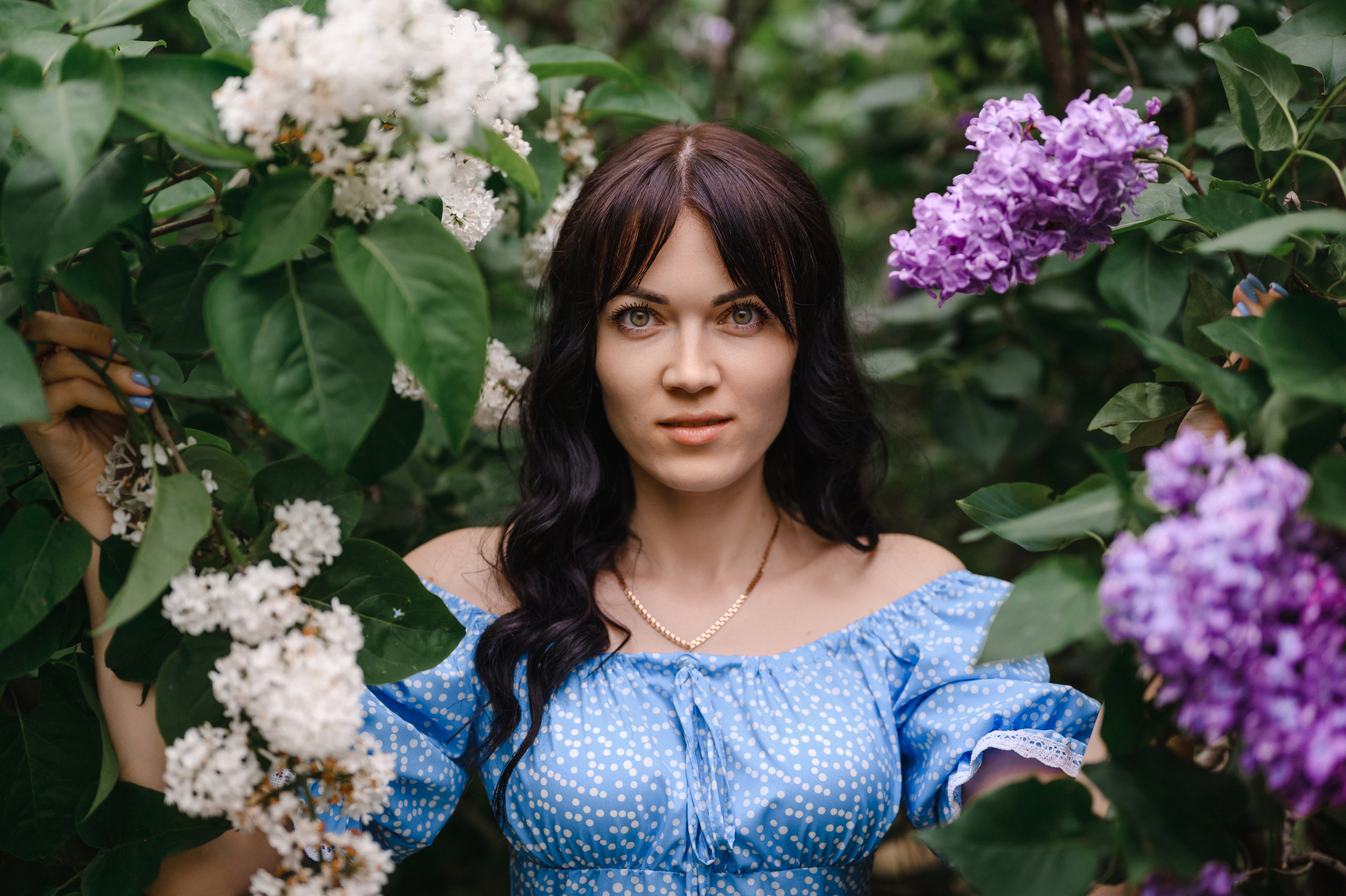 Оля, Макс и Тимоша в Ботаническом саду