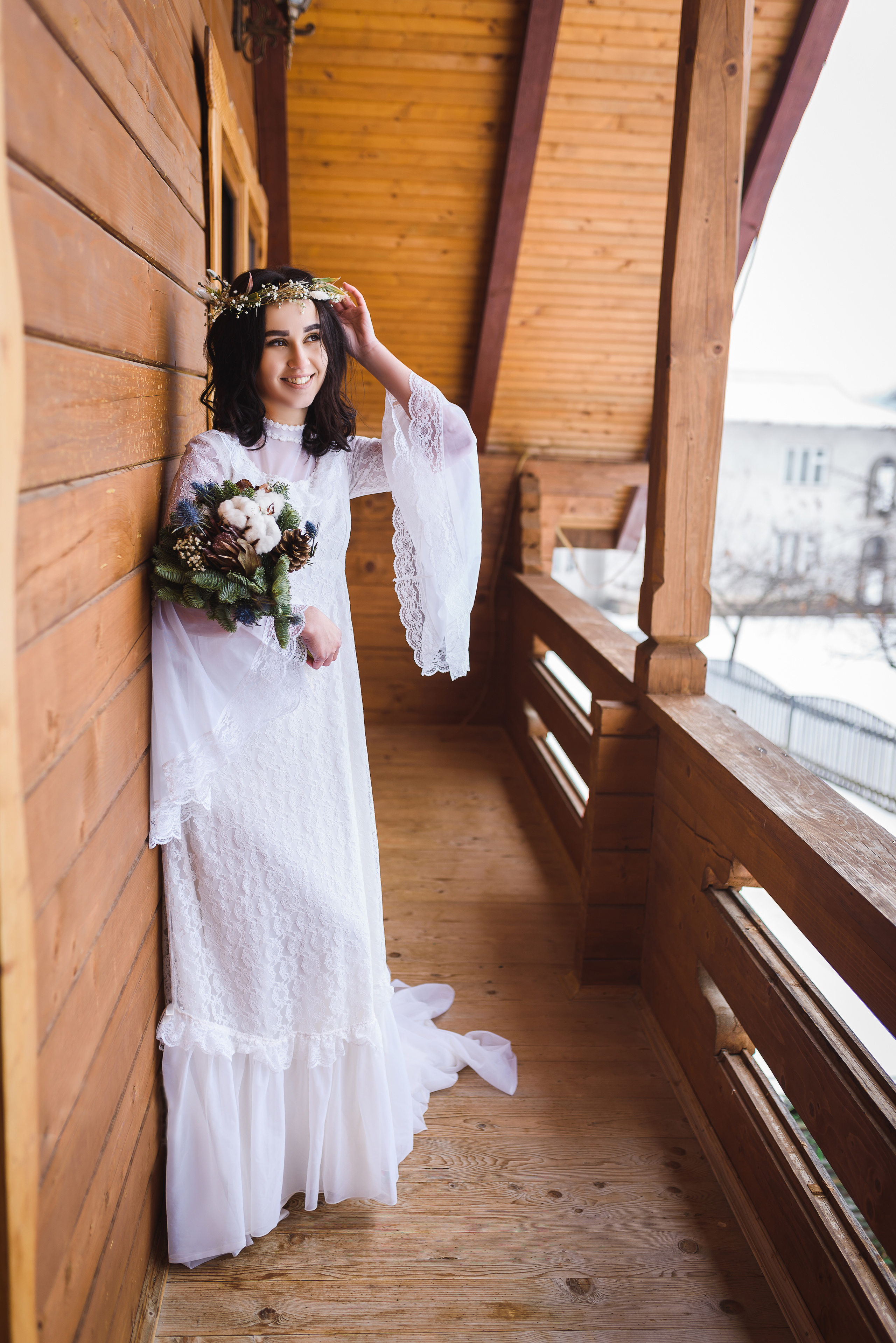 Зимняя свадьба в Карпатах