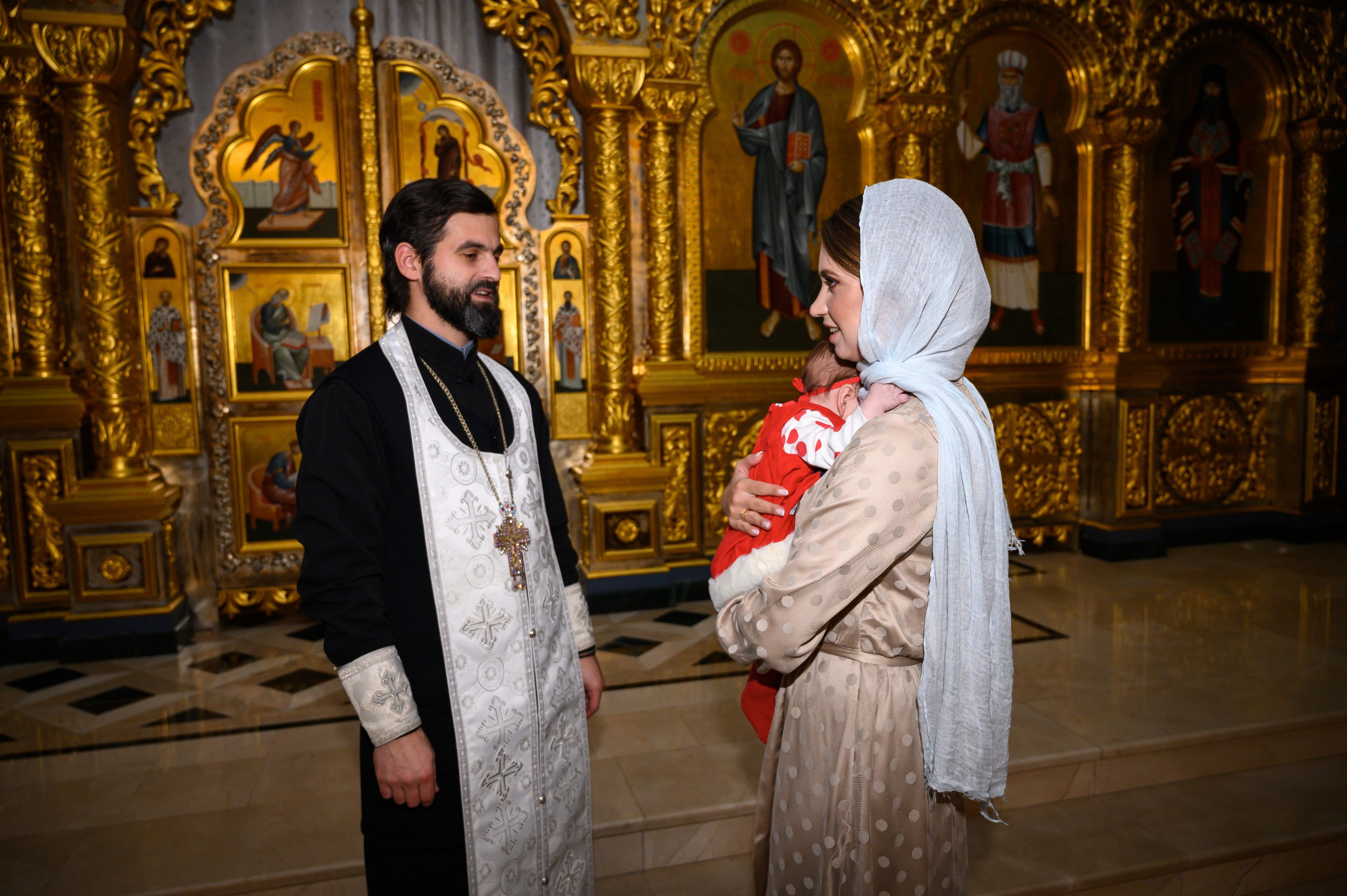 Крещение Евы в Преображенском соборе