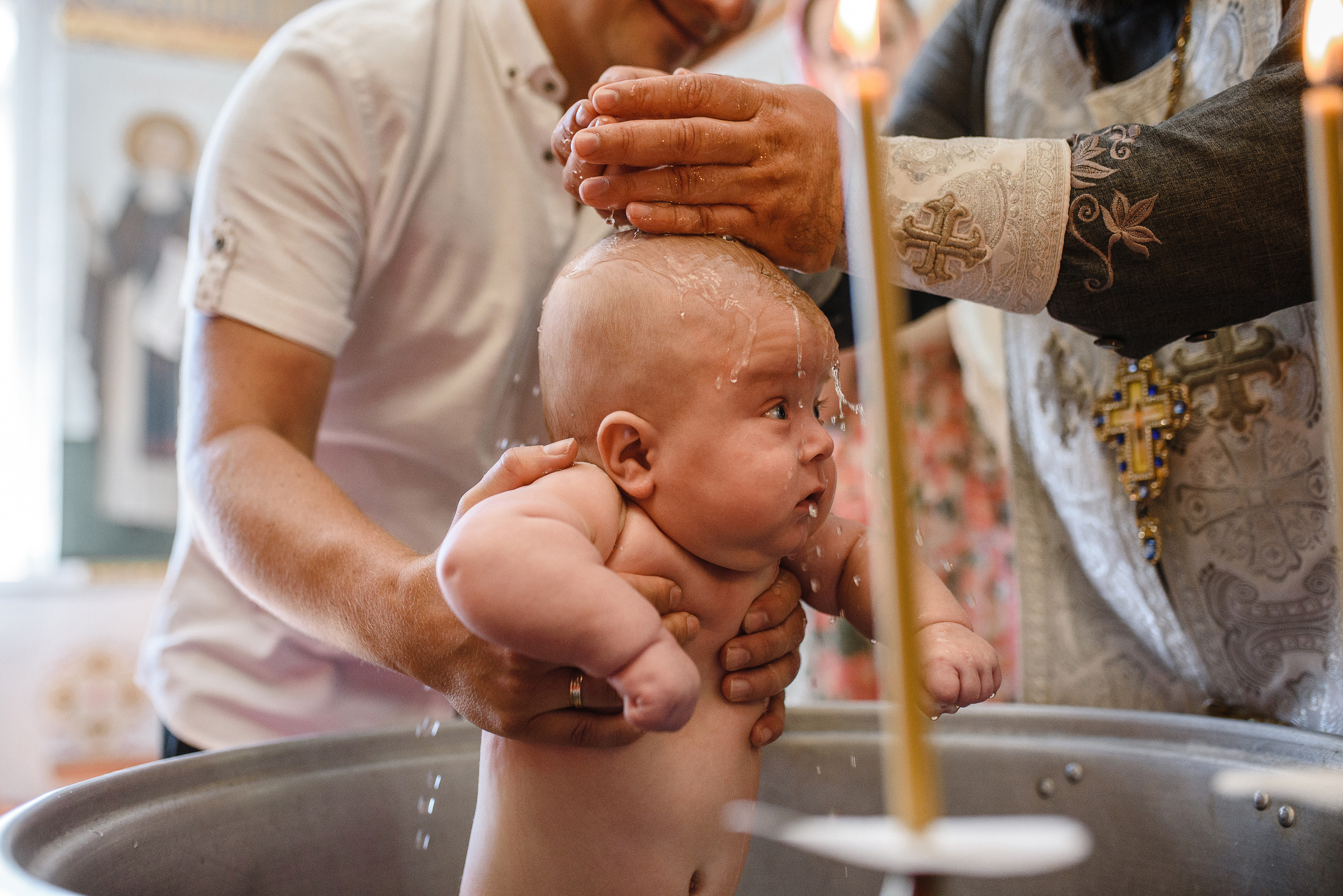 Крестины Кирилла собор Марии Магдалины