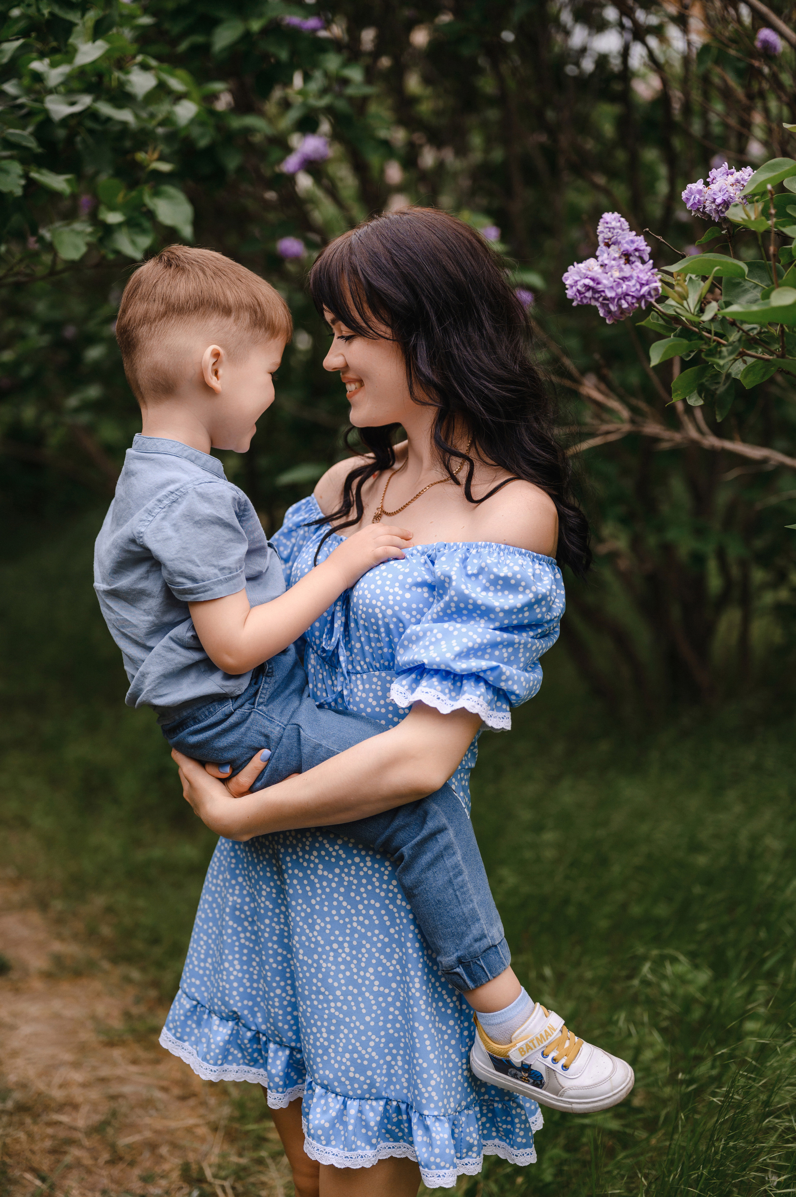 Оля, Макс и Тимоша в Ботаническом саду