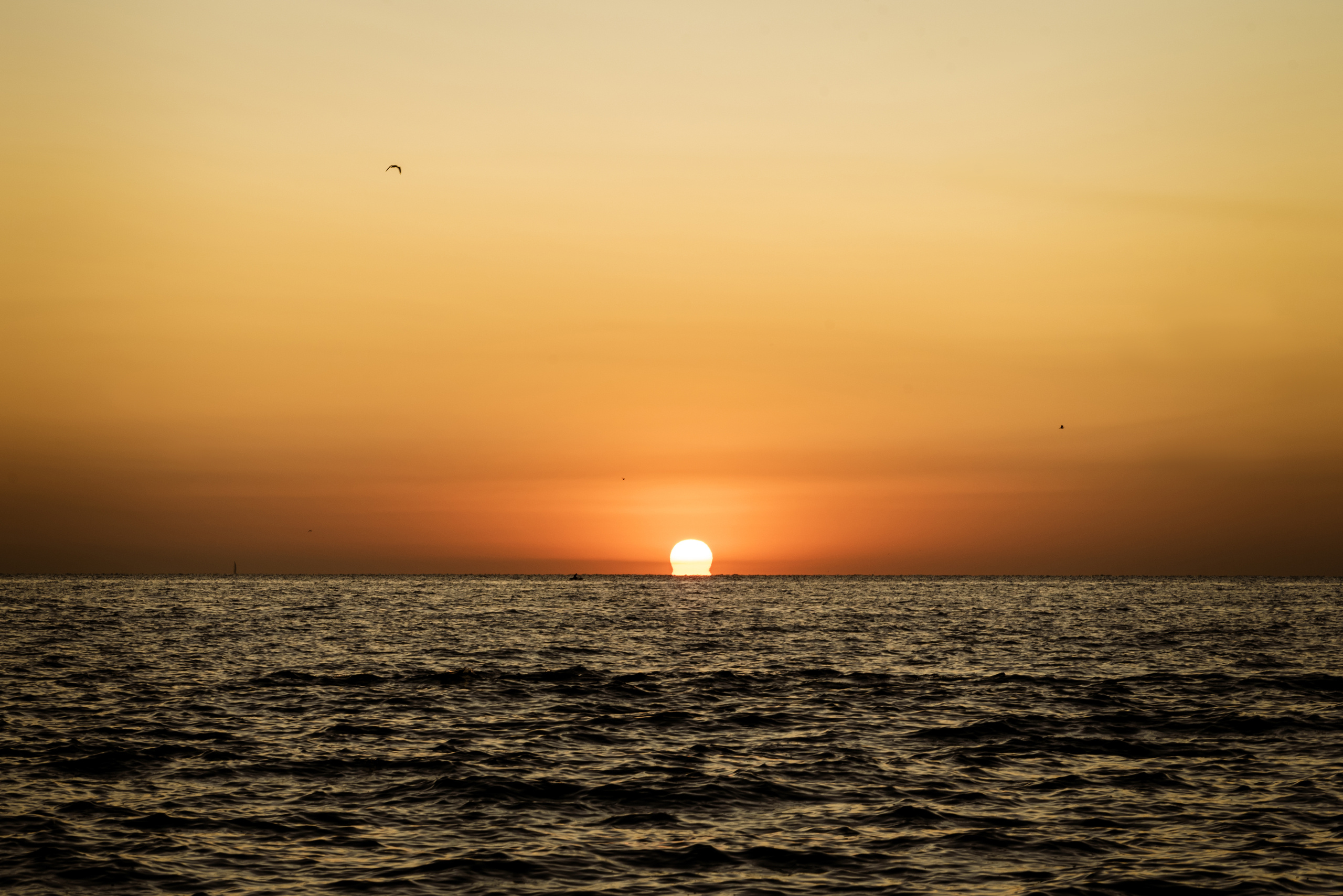 Морской рассвет. Паша и Наташа