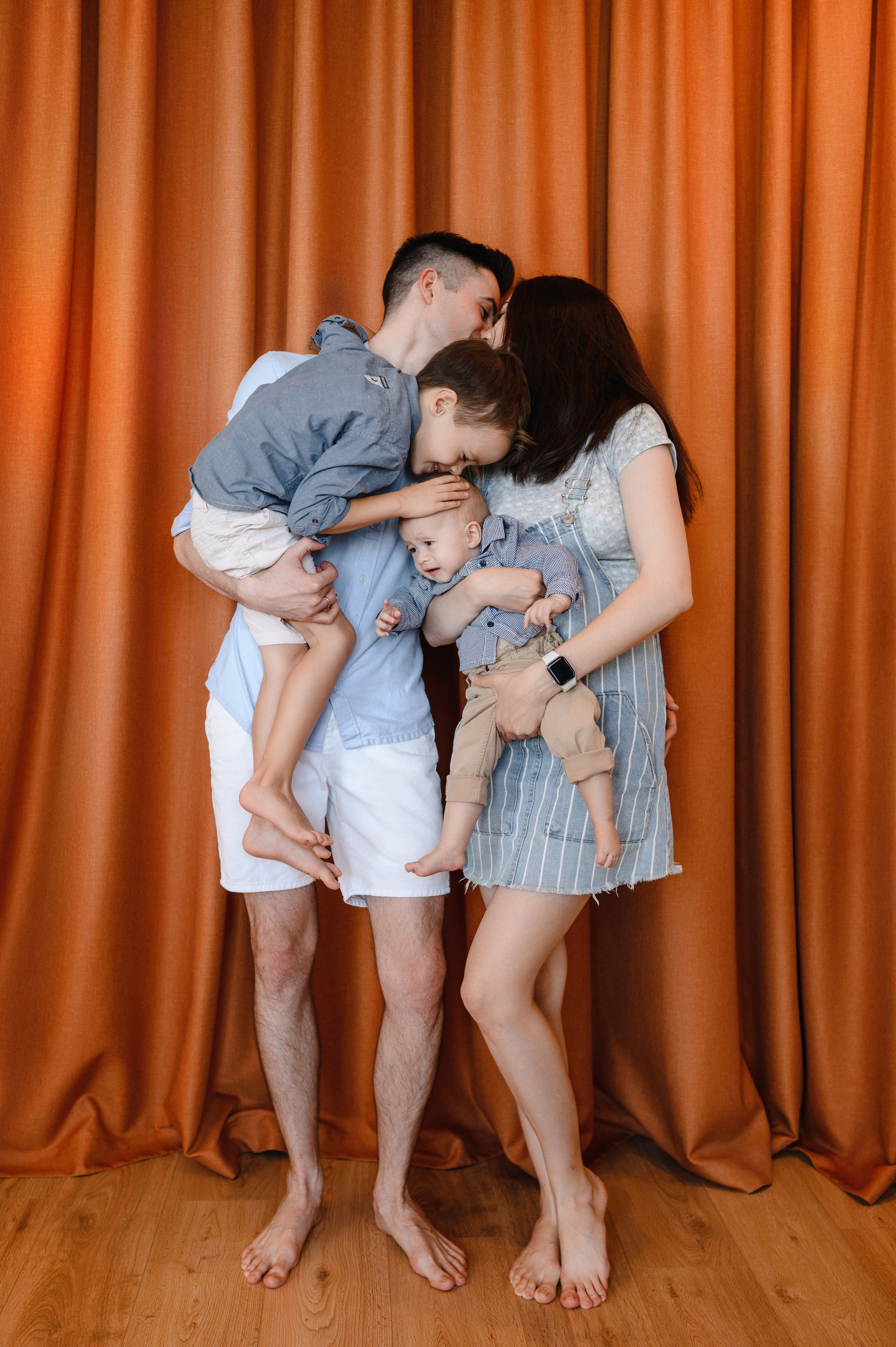 Семейная фотосессия дома