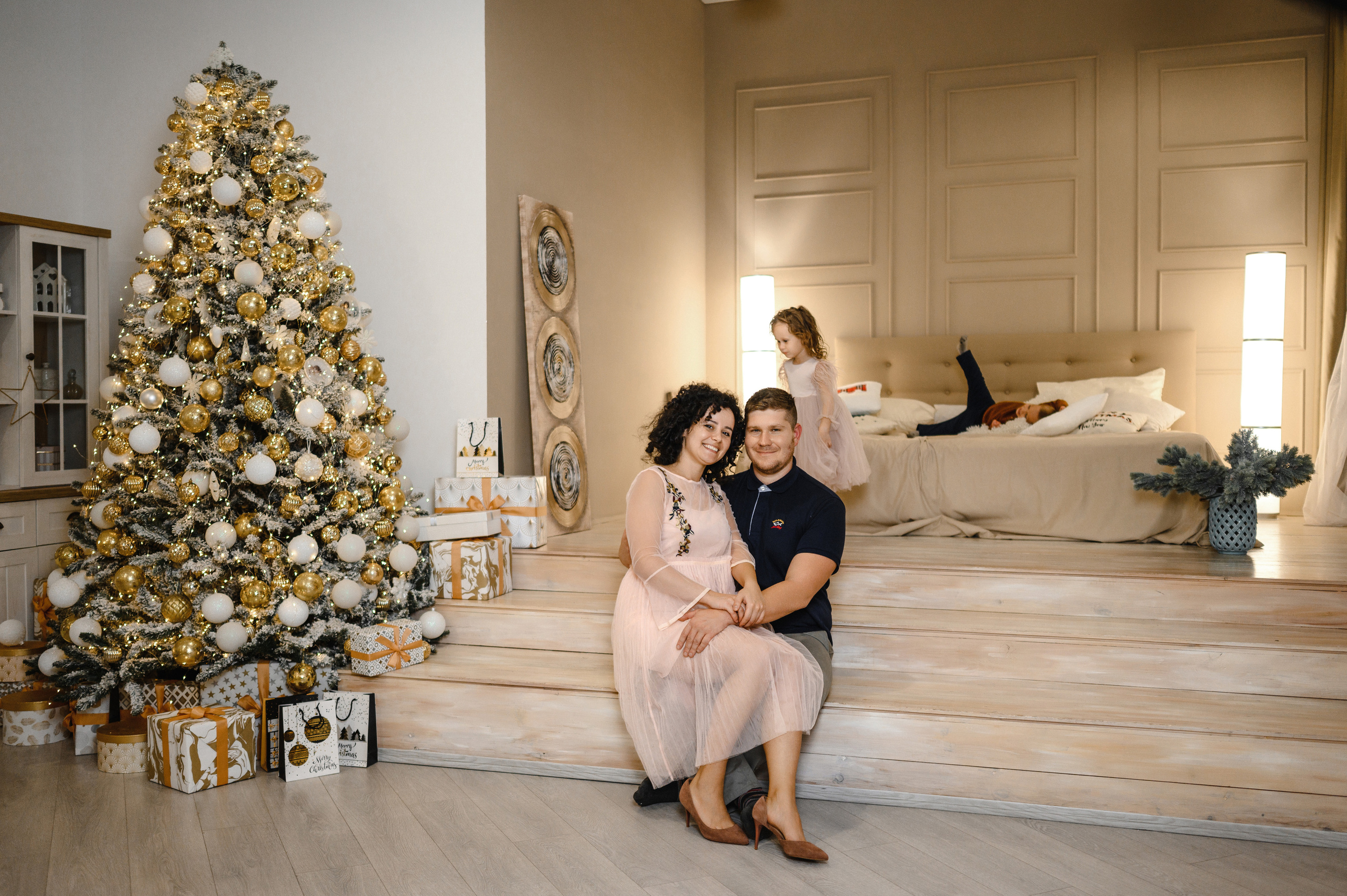Новогодняя семейная сьемка для Паличевых. Budu Art