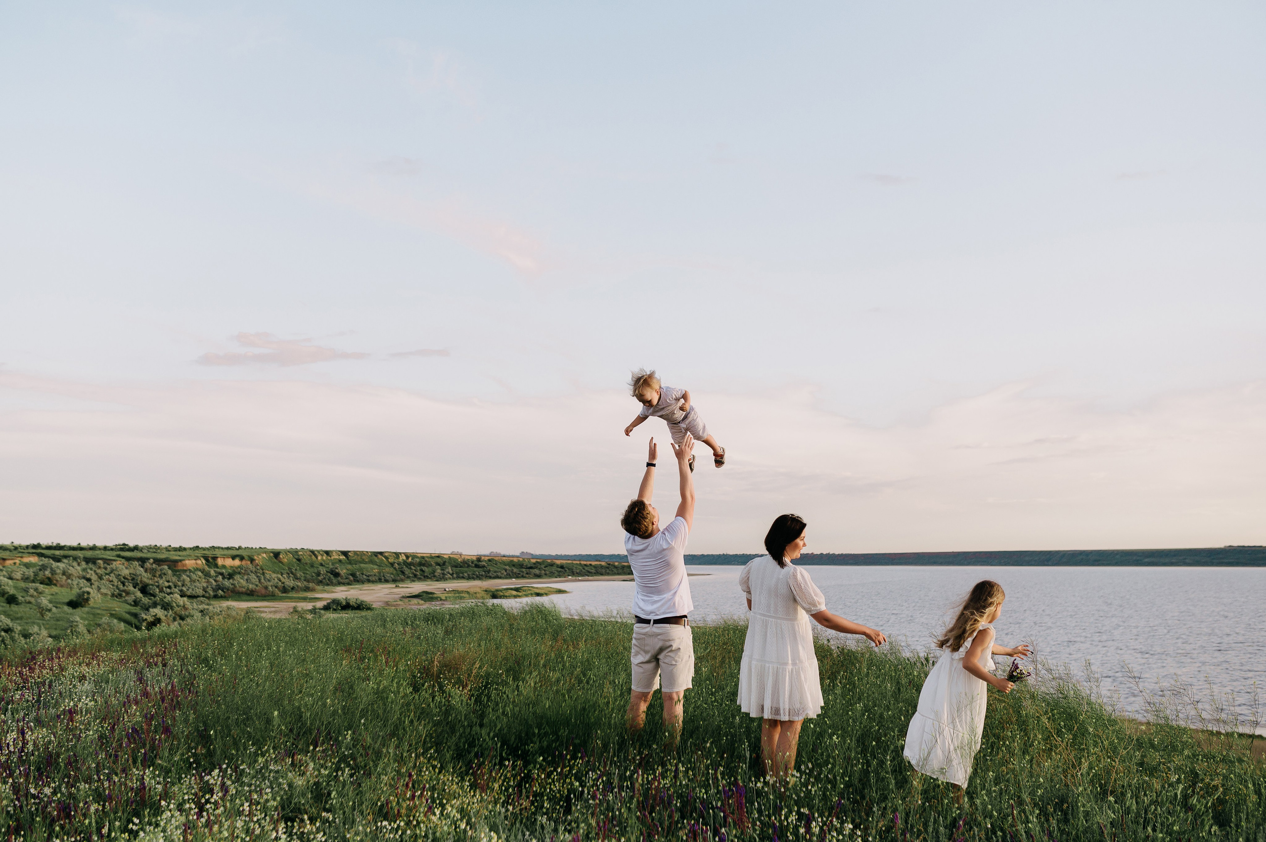Воздушный змей, история на озере