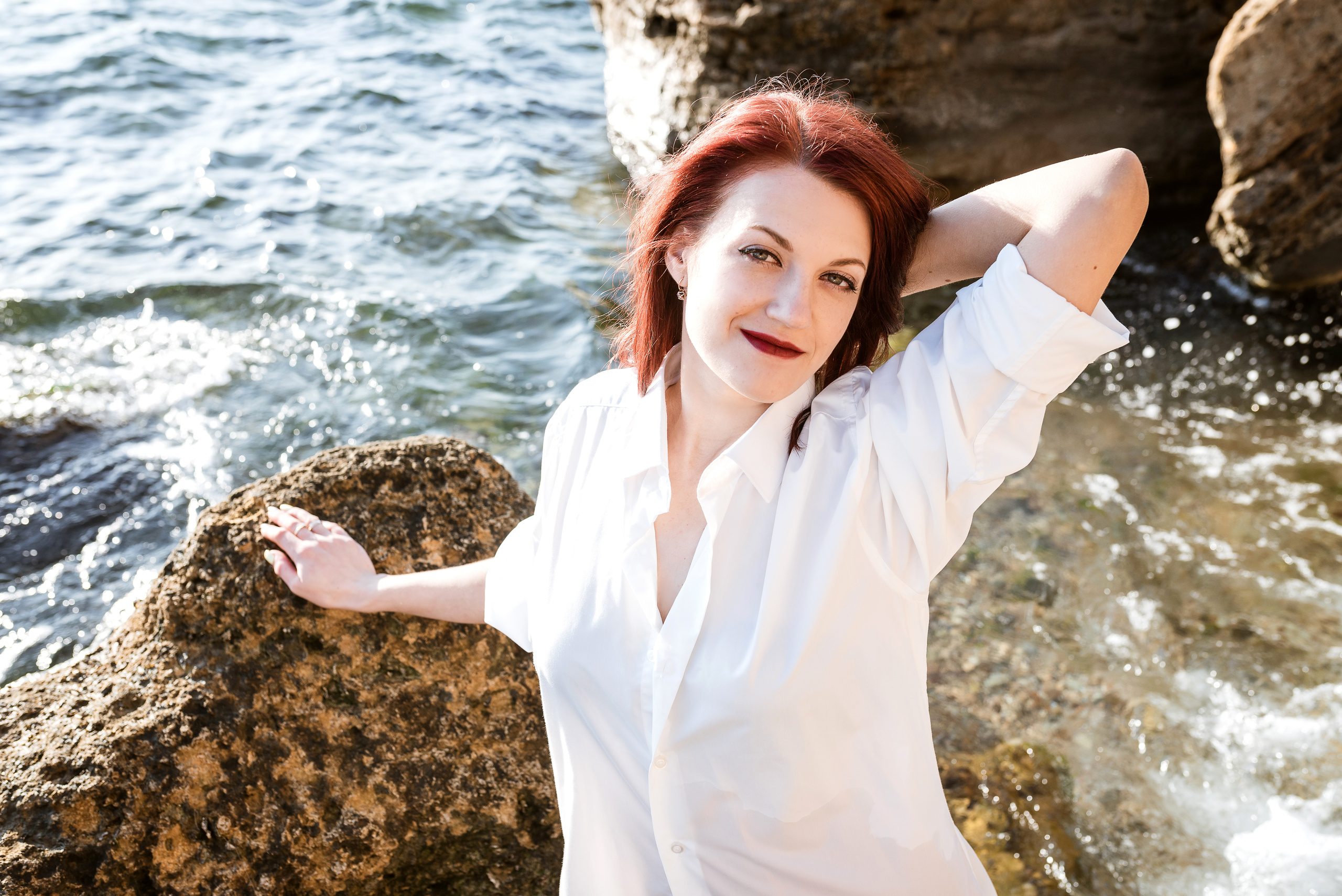 Морской рассвет. Паша и Наташа