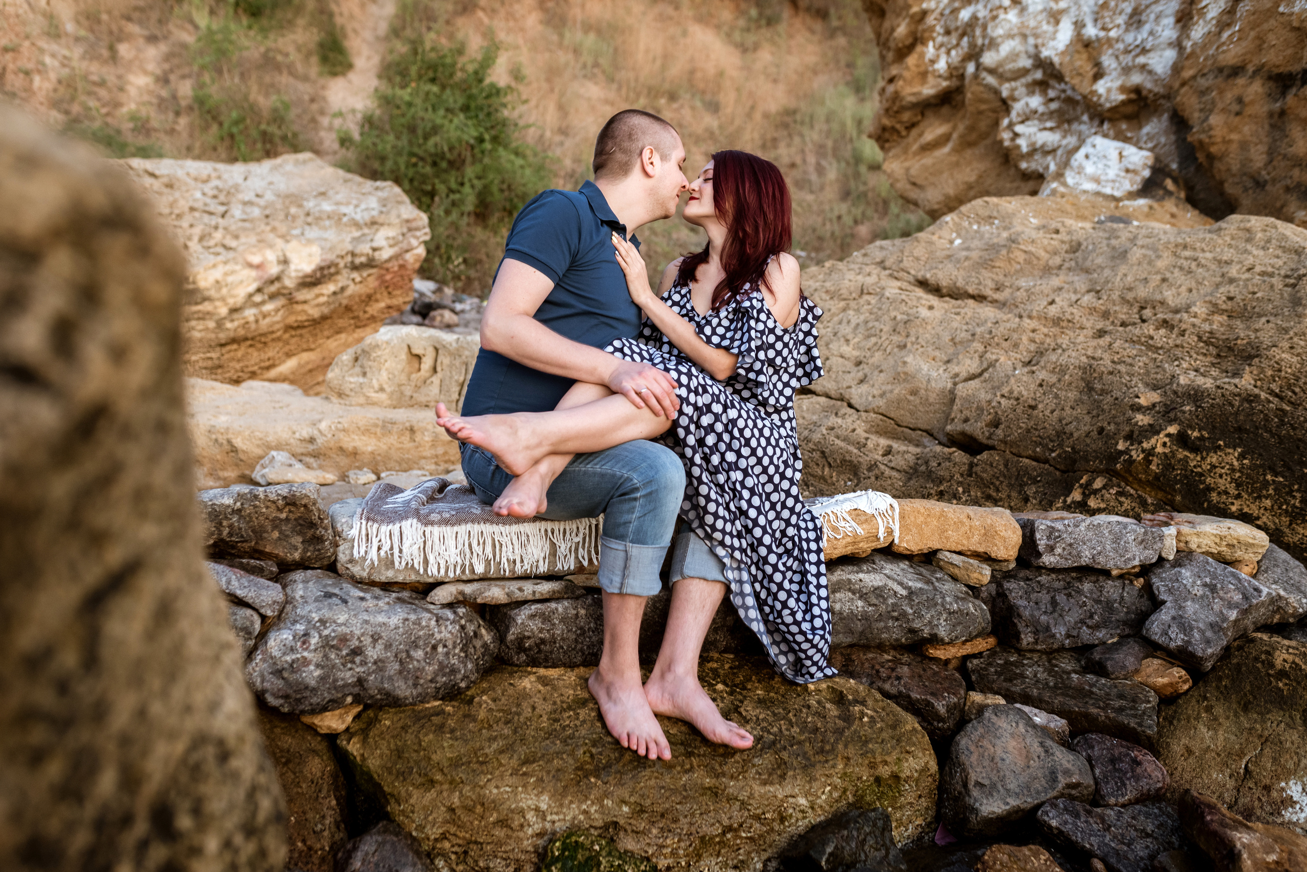 Морской рассвет. Паша и Наташа