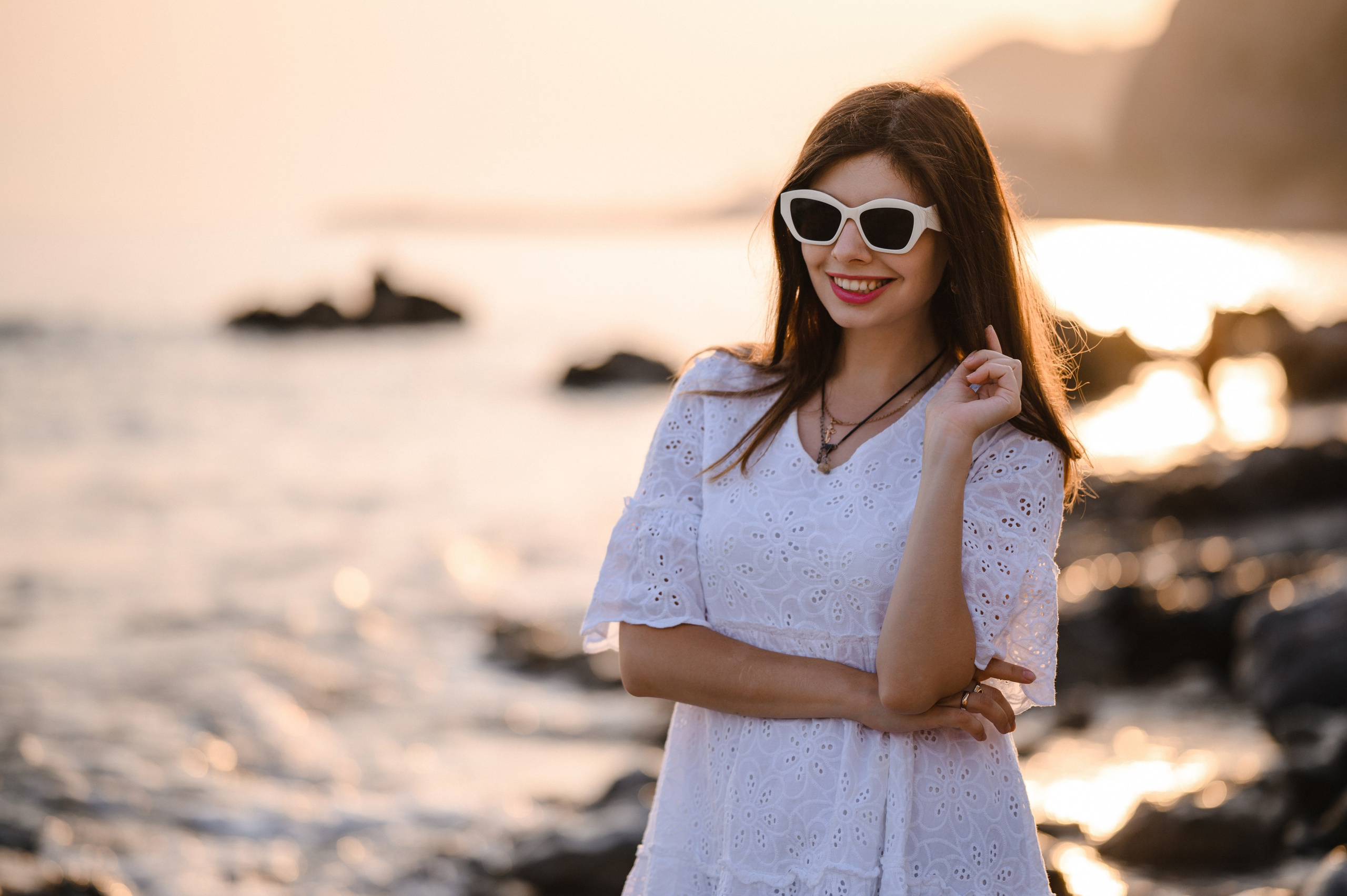 Фотосессия на пляже на закате, Аланья