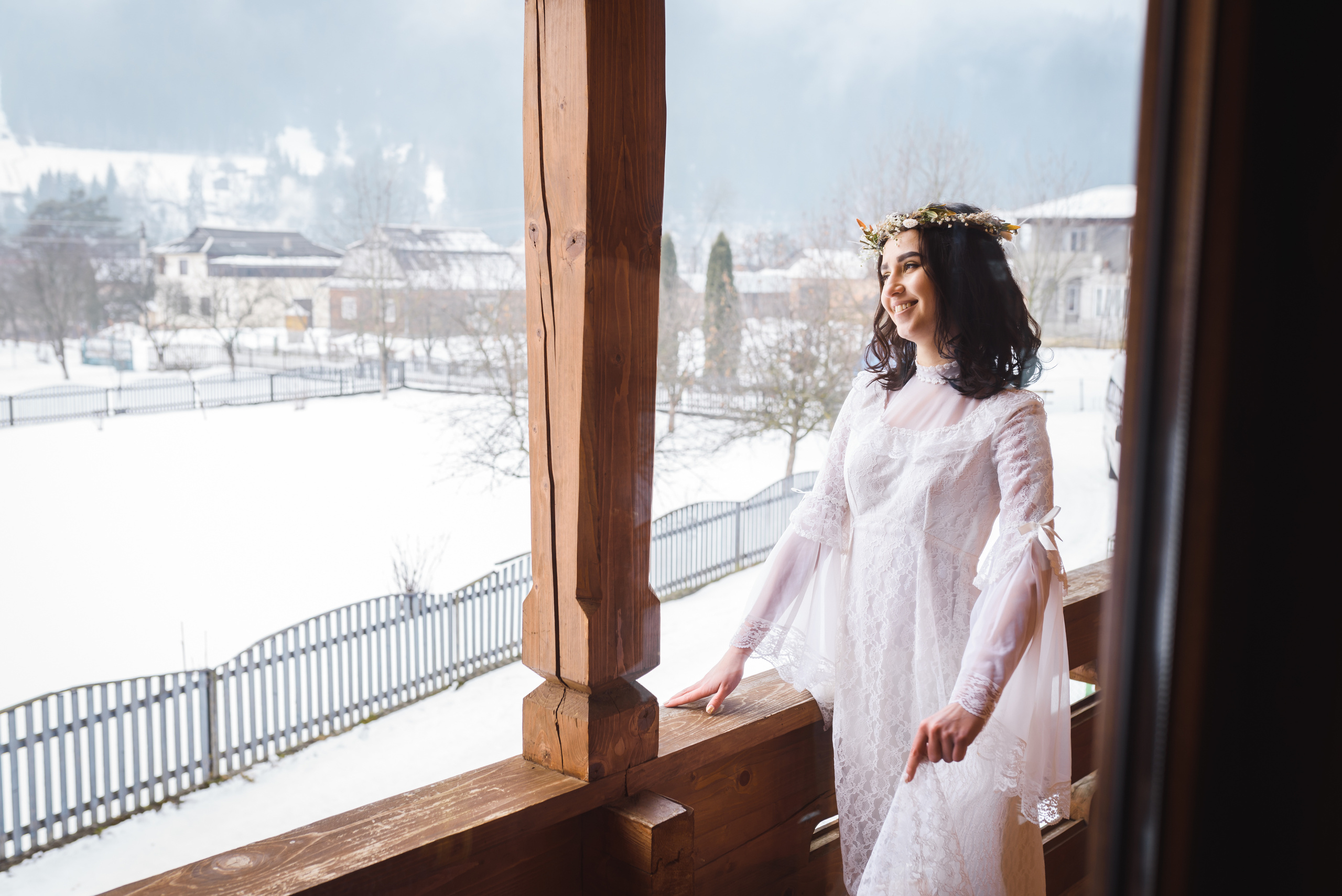 Зимняя свадьба в Карпатах