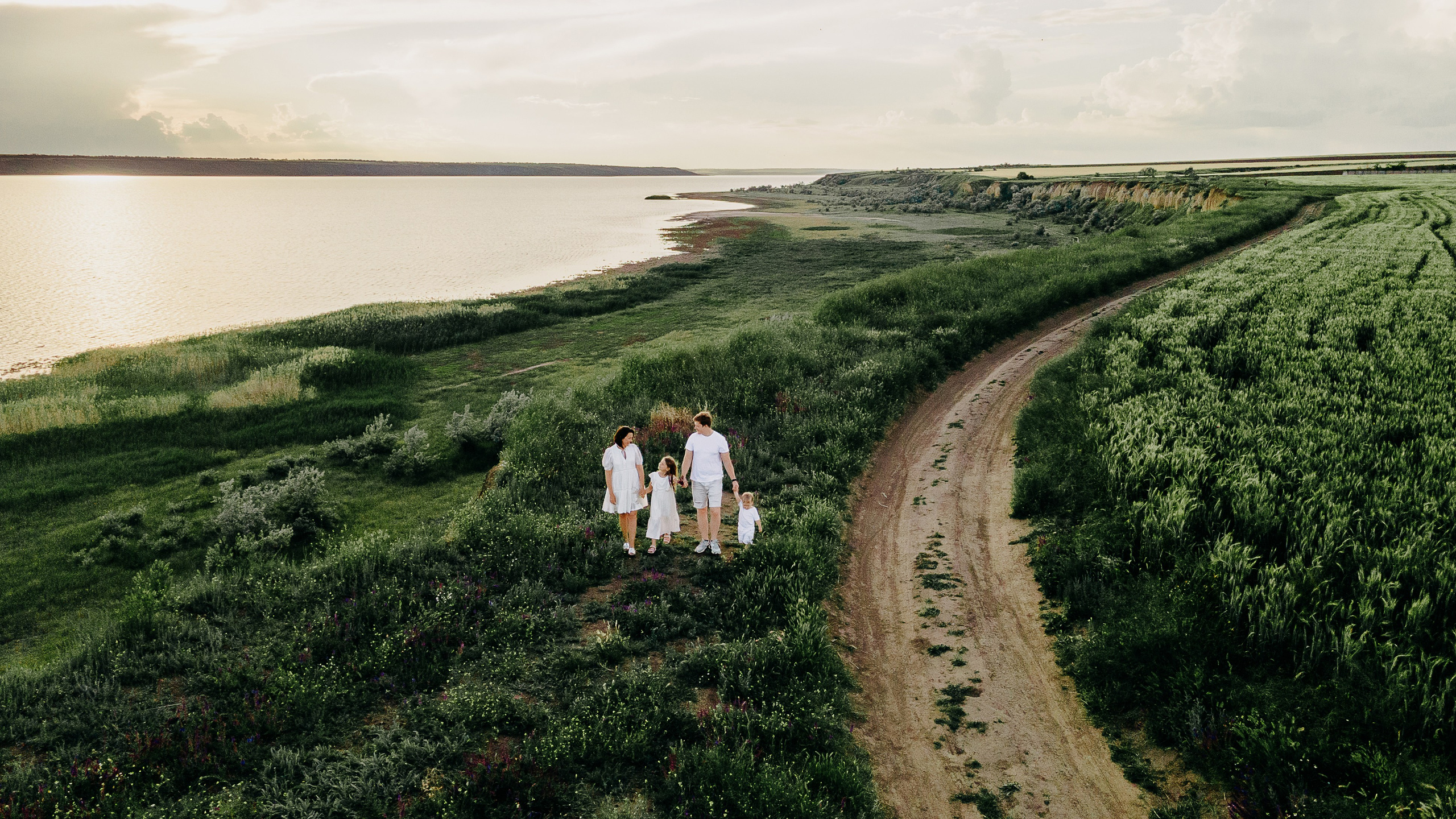 Воздушный змей, история на озере