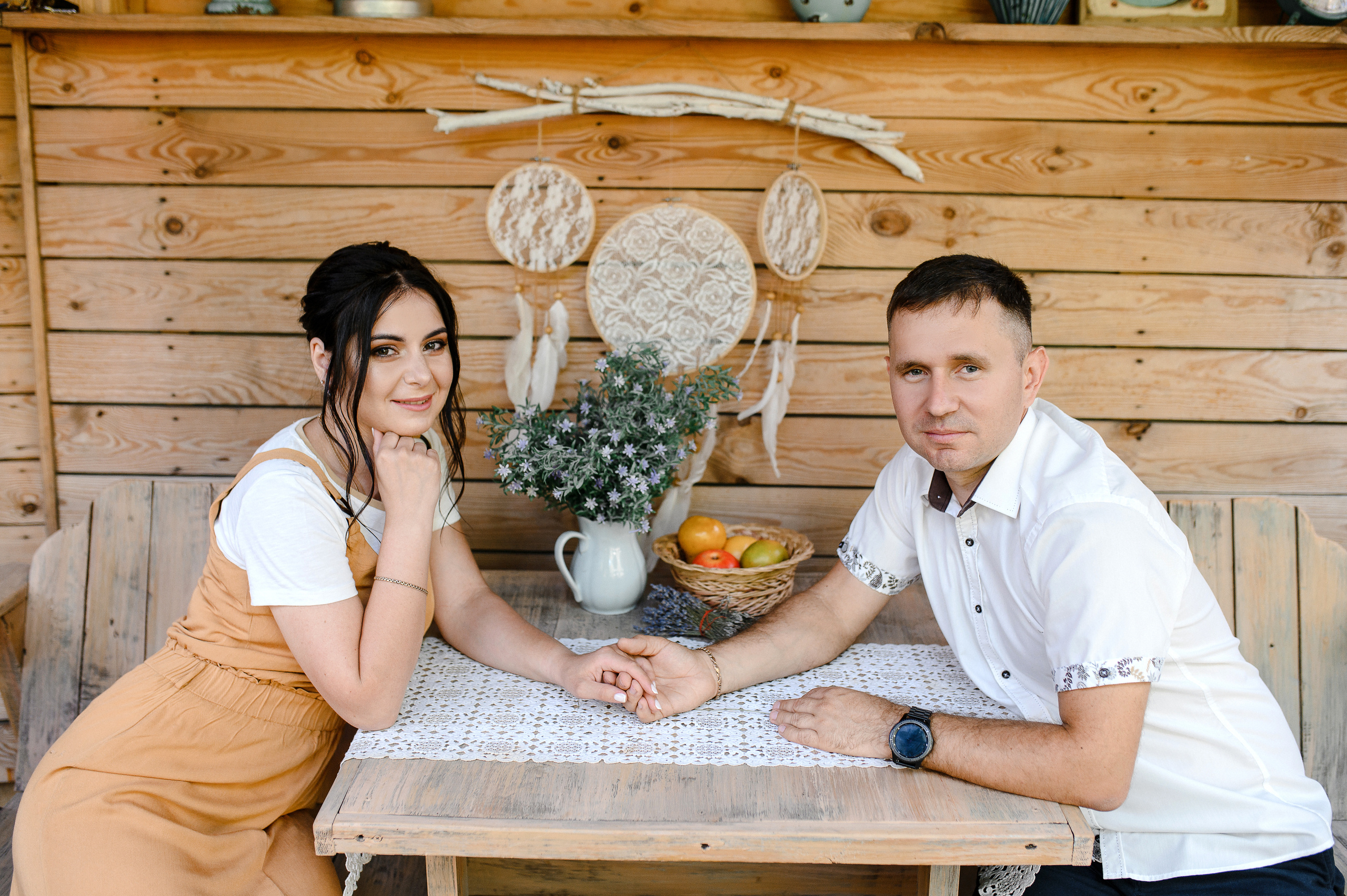 Вова и Юля на даче